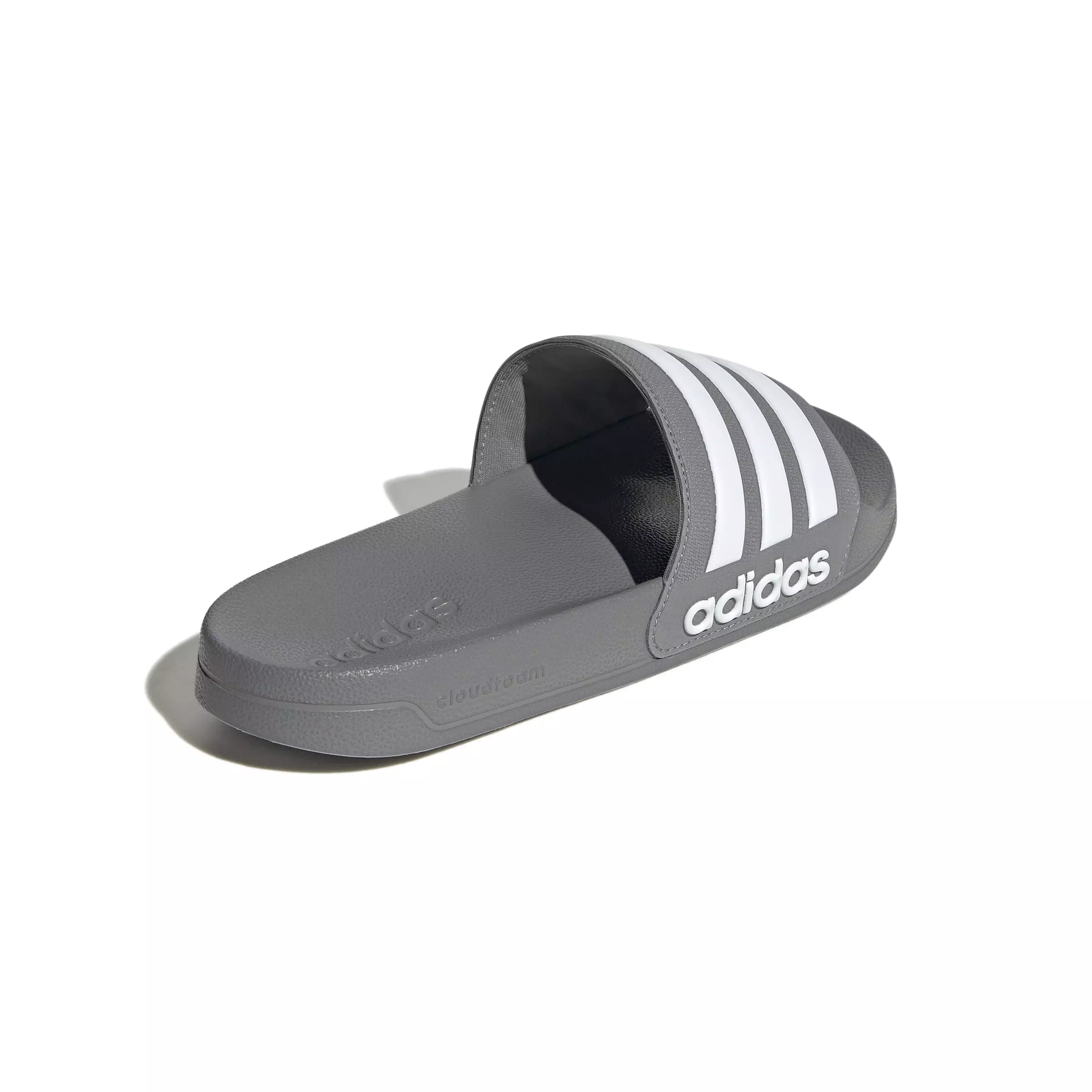 adidas Adilette Shower "Grey Three/Ftwr White/Grey Three" Unisex Slide - GREY/WHITE/GREY