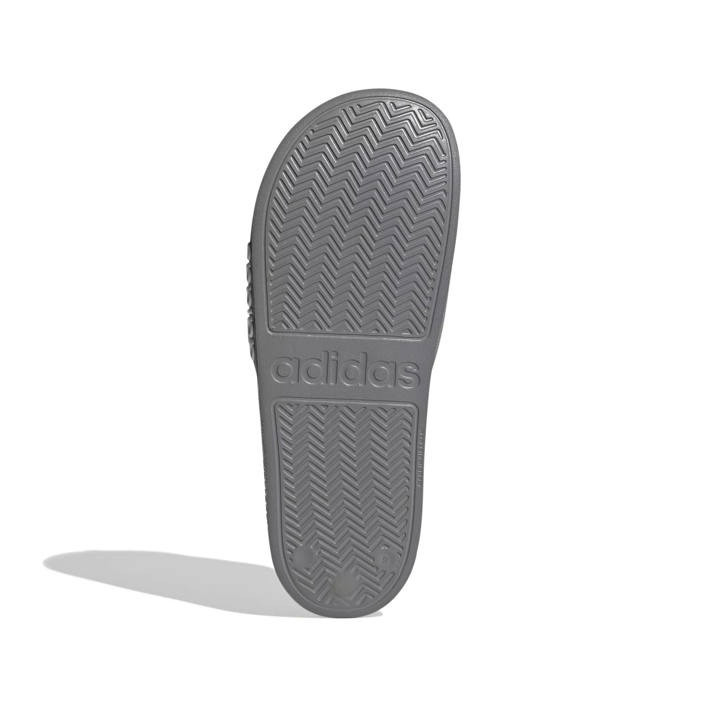 adidas Adilette Shower "Grey Three/Ftwr White/Grey Three" Unisex Slide - GREY/WHITE/GREY