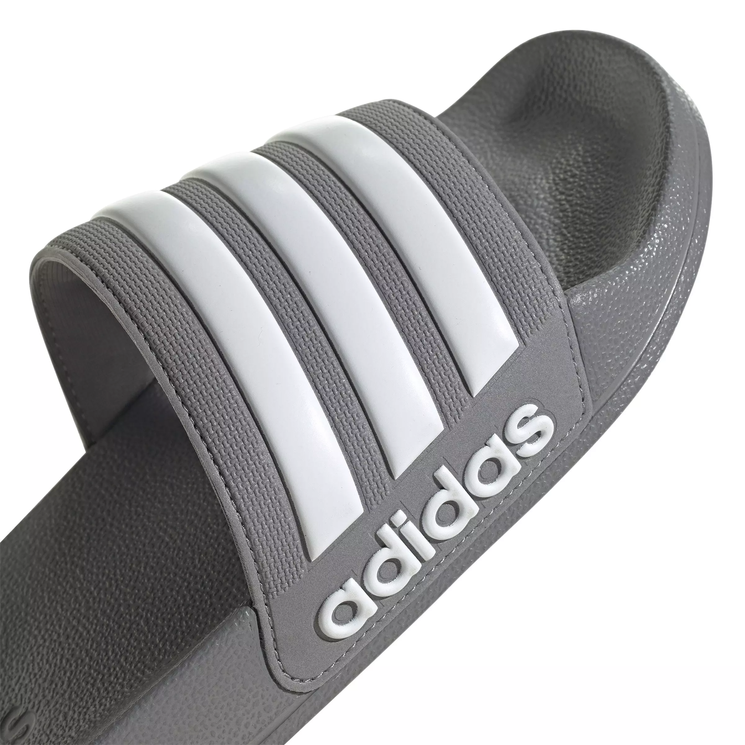 adidas Adilette Shower "Grey Three/Ftwr White/Grey Three" Unisex Slide - GREY/WHITE/GREY