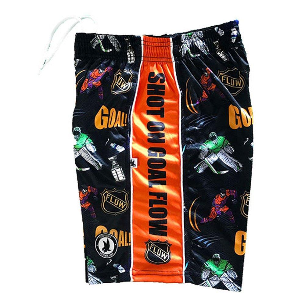 Flow Society Shot on Goal Big Boys' Black Shorts