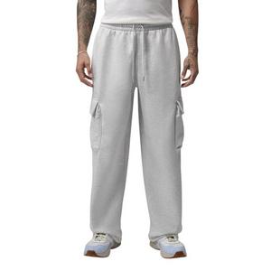 Jordan Men's Brooklyn Oversized Fleece Cargo Pants - Grey - GREY