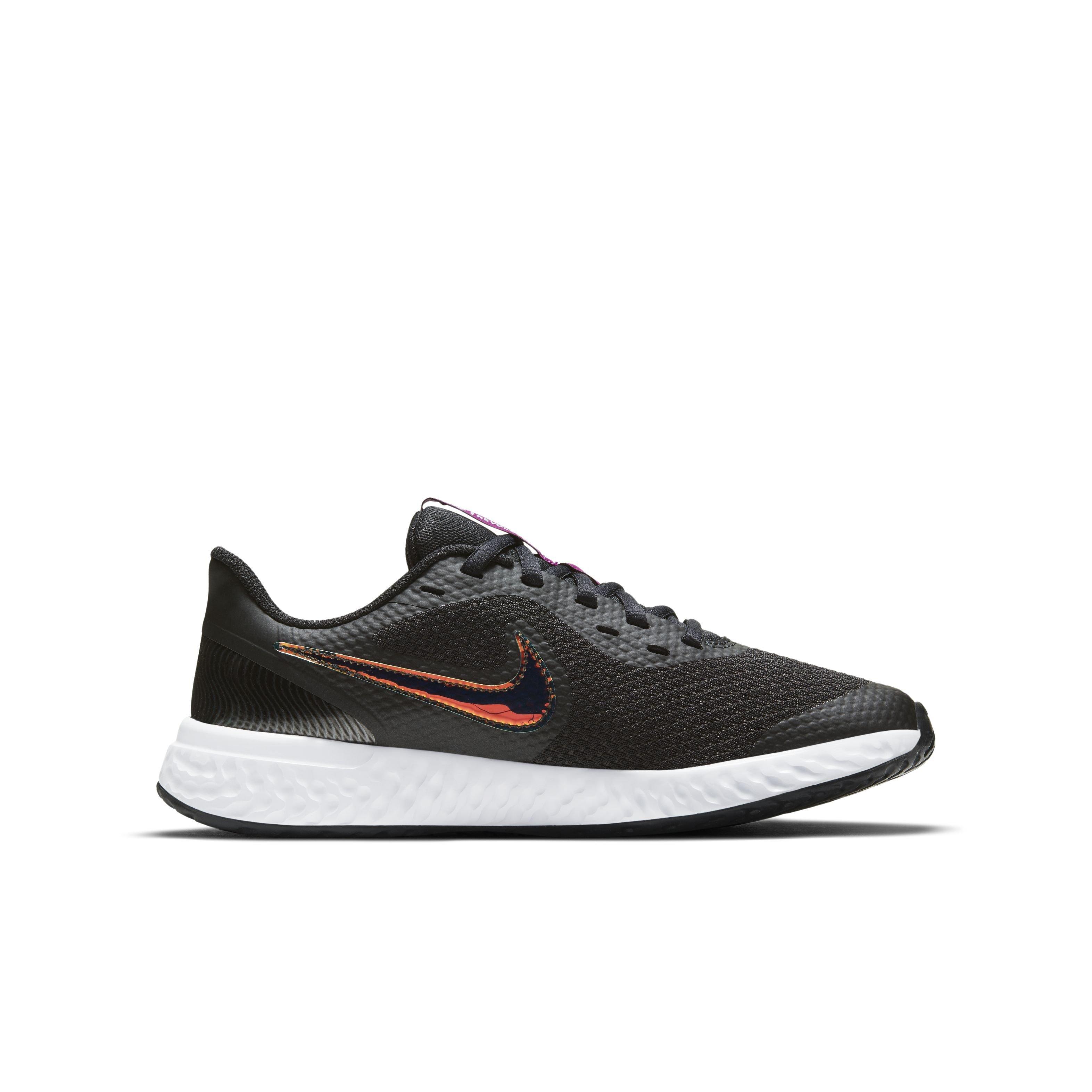 Nike Revolution 5 Power "Black" Grade School Boys' Running Shoe - BLACK Thumbnail View 1