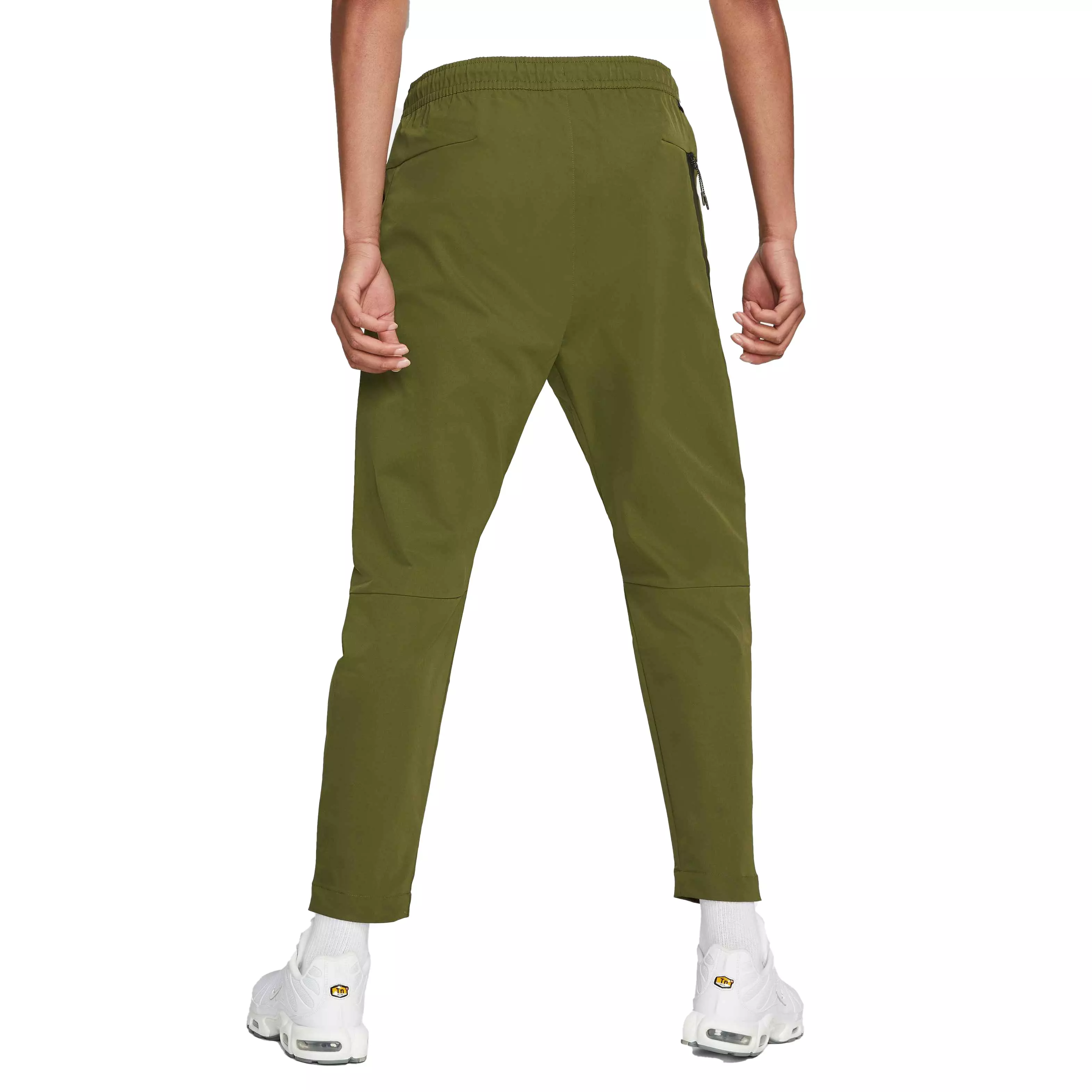 Nike Men's Sportswear Tech Woven Unlined Essentials Commuter Green Pants - GREEN