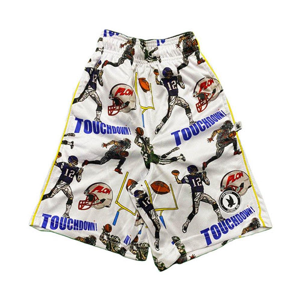 Flow Society End Zone Flow Big Boys' White Attack Shorts