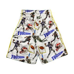 Flow Society Big Boys' End Zone Flow Attack Shorts -White