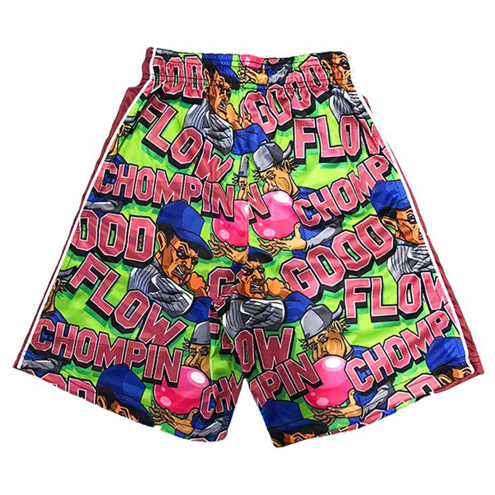 Flow Society Big Chompin' Flow Big Boys' Green Shorts