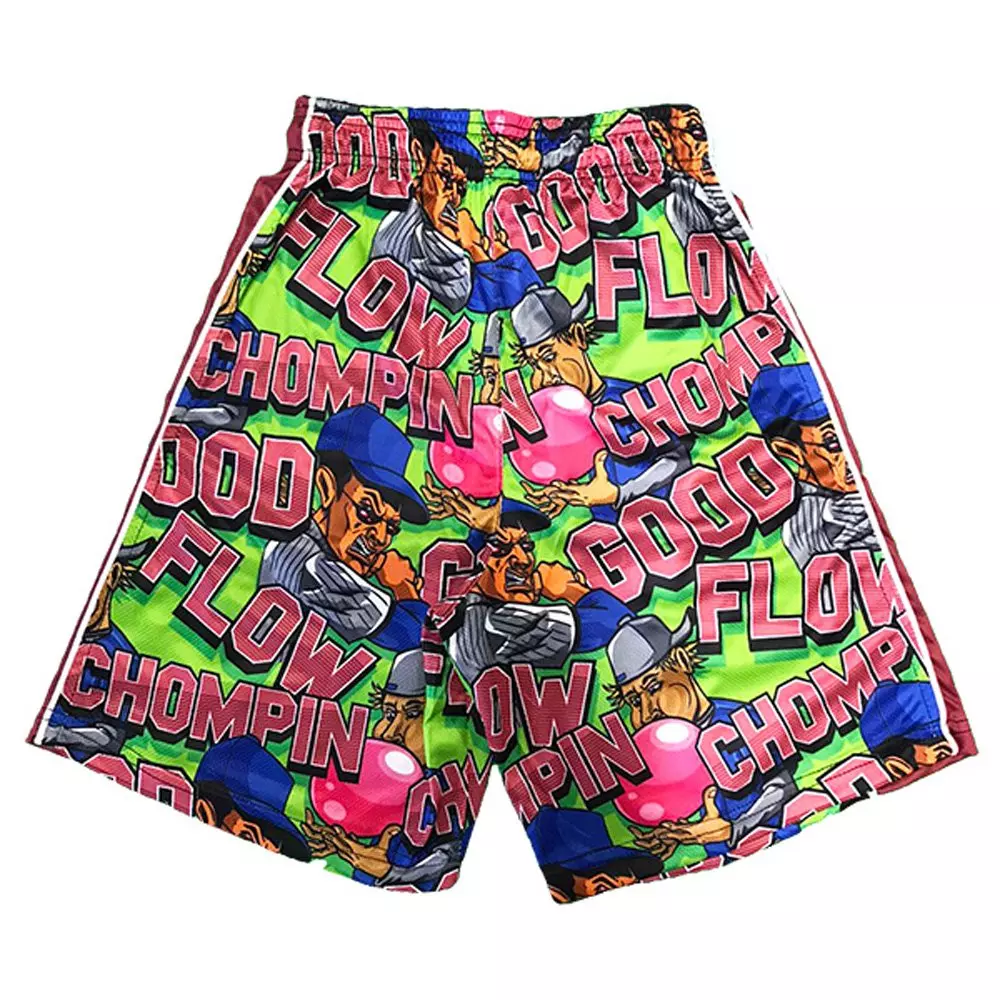 Flow Society Big Boys' Big Chompin' Flow Shorts - Green - GREEN