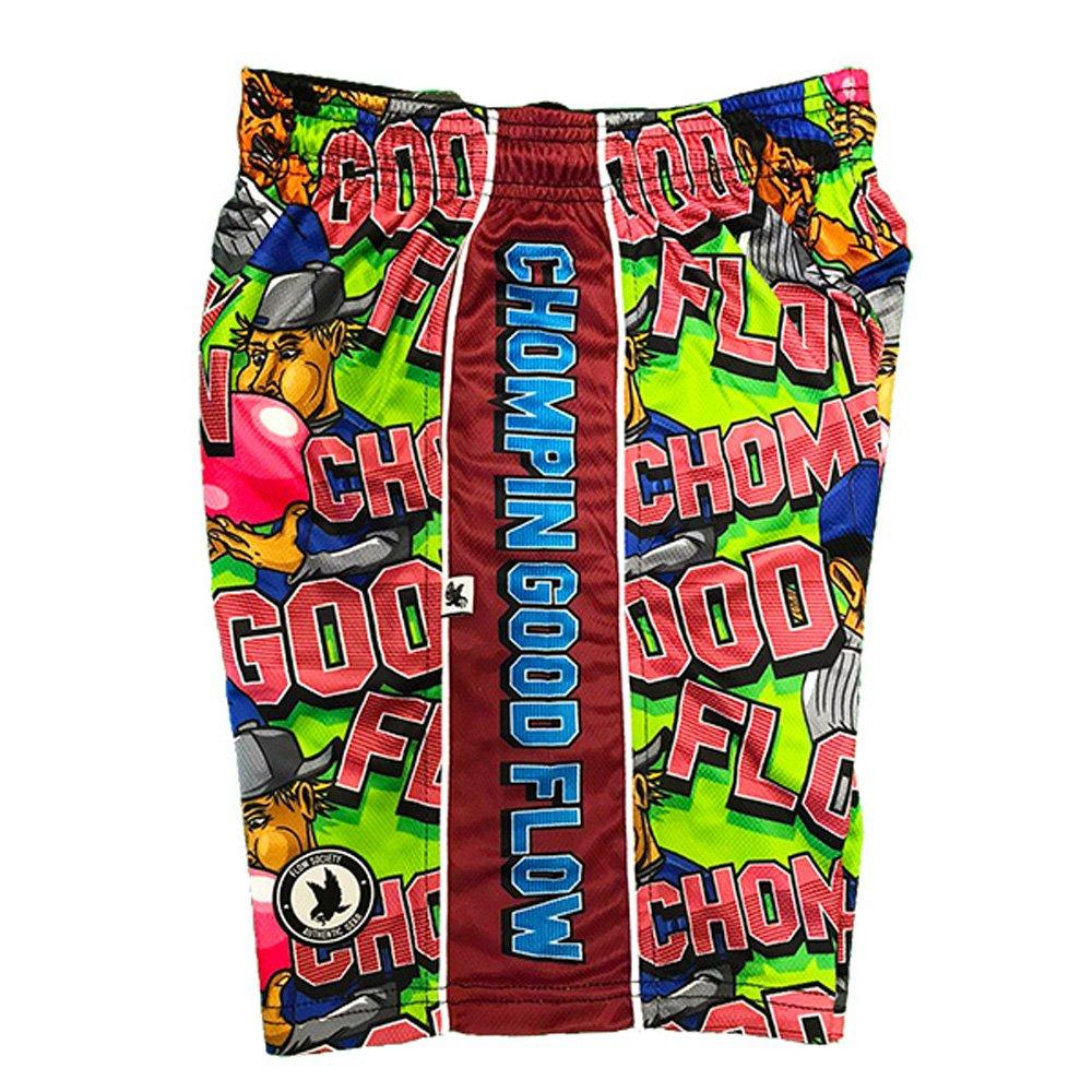 Flow Society Big Chompin' Flow Big Boys' Green Shorts