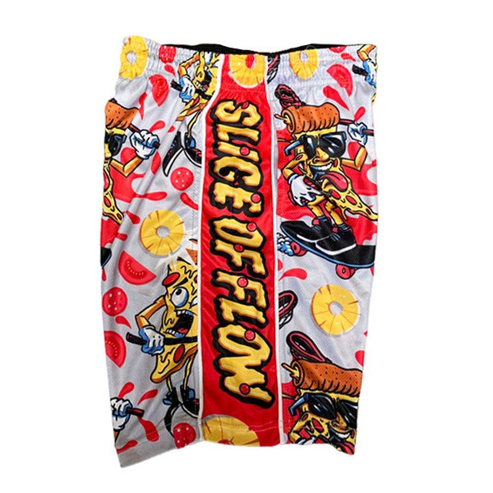 Flow Society Big Boys' Slice of Flow Pizza Shorts - Multi - MULTI-COLOR Thumbnail View 3