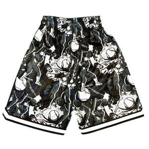Flow Society Big Boys' Black/Silver Swing Batter Shorts