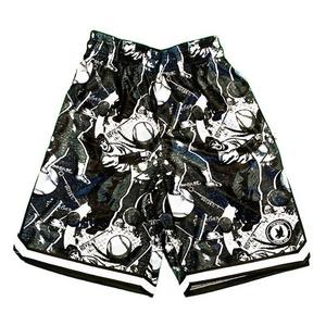 Flow Society Big Boys' Black/Silver Swing Batter Shorts