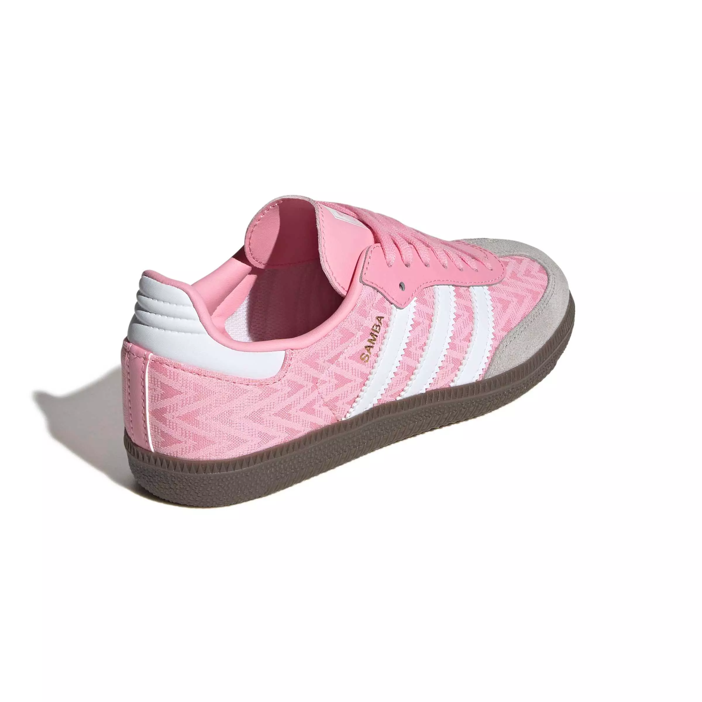 adidas Originals Samba OG "Light Pink/Ftwr White/Gum 5" Grade School Girls' Shoe - LT PINK/WHITE/GUM