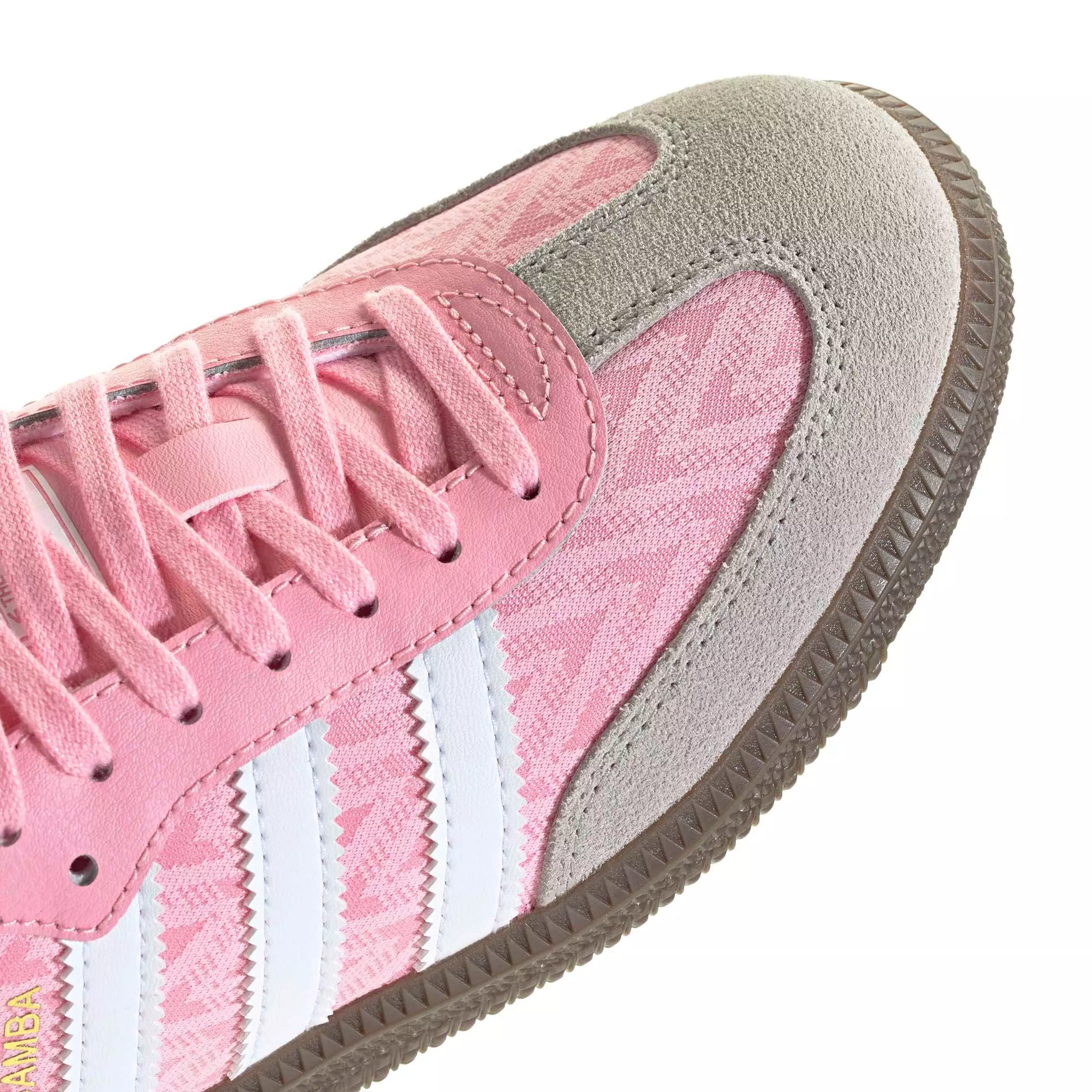adidas Originals Samba OG "Light Pink/Ftwr White/Gum 5" Grade School Girls' Shoe - LT PINK/WHITE/GUM