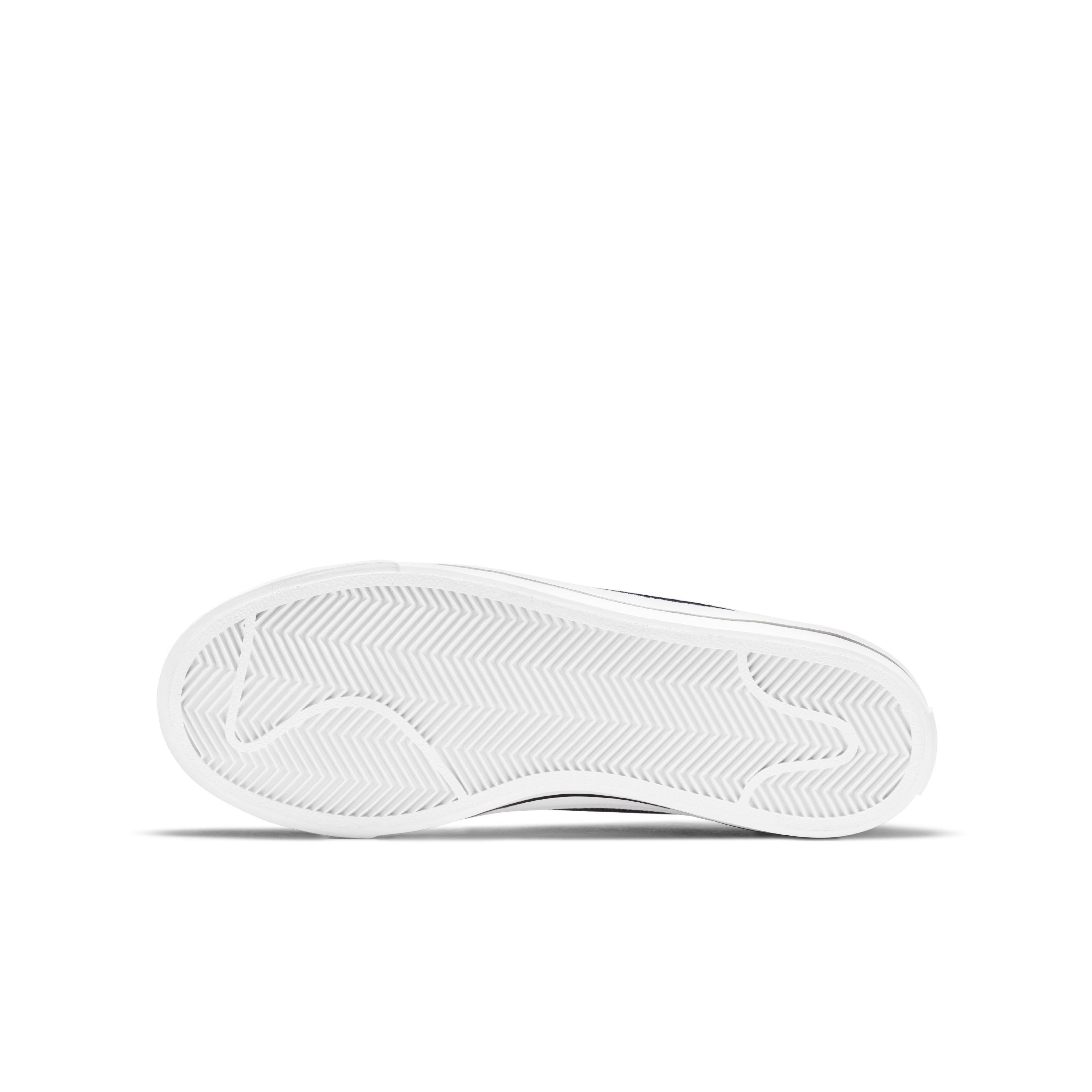 Nike Court Legacy Grade School Kids' White/Black/Game Royal Shoe