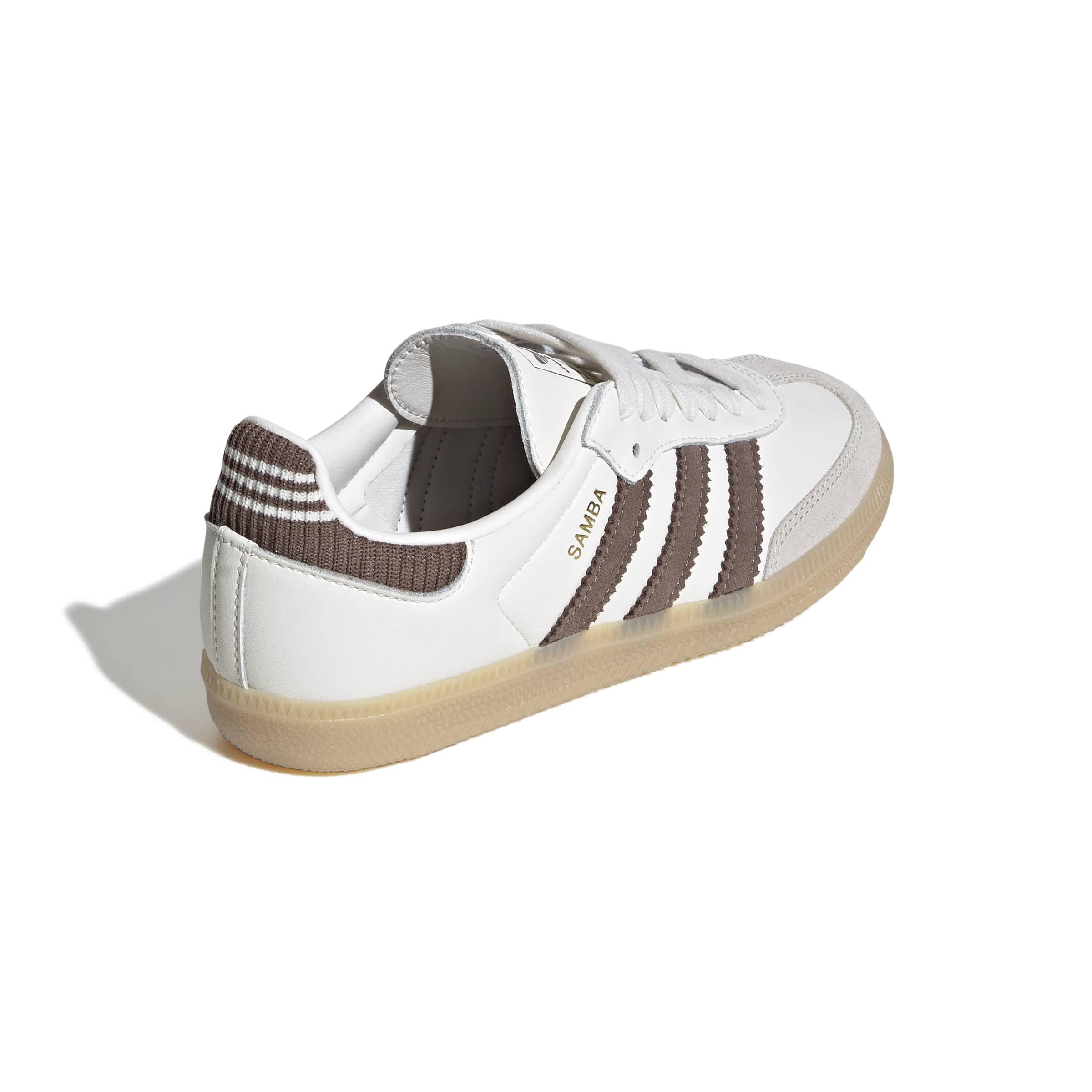 adidas Originals Samba OG Grade School Boys' "Cloud White/Earth Strata/Gum 3" Shoe