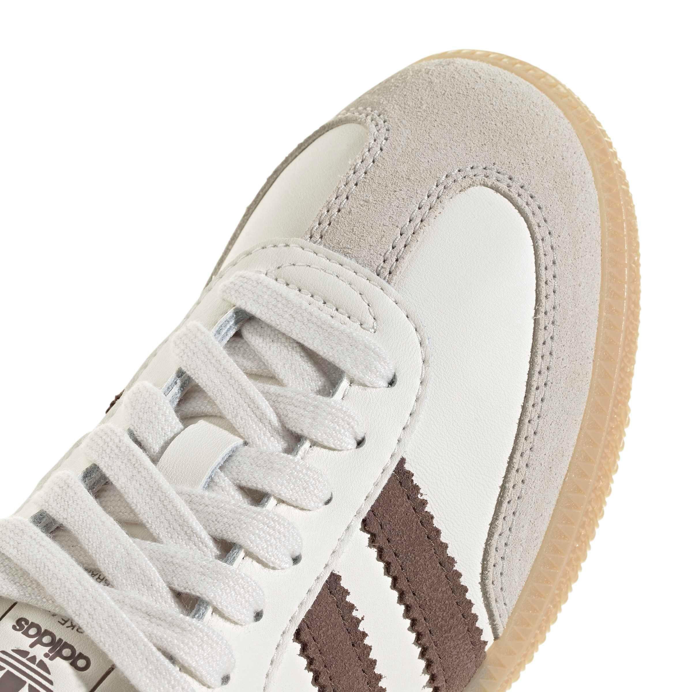 adidas Originals Samba OG Grade School Boys' "Cloud White/Earth Strata/Gum 3" Shoe