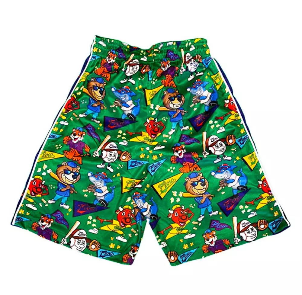 Flow Society Big Boys' Baseball Bears Shorts -Green - GREEN