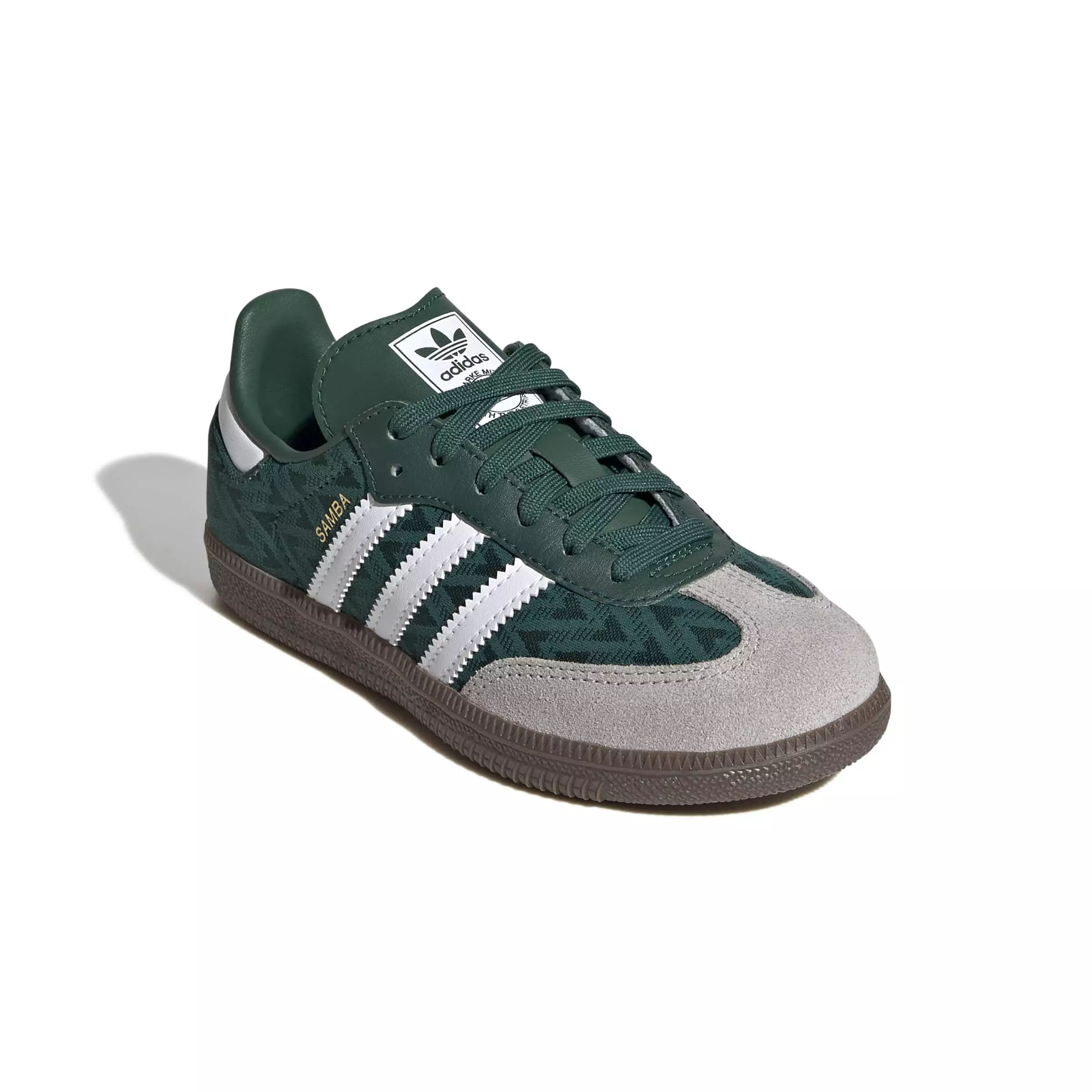 adidas Originals Samba OG "Collegiate Green/Ftwr White/Gum 5" Preschool Boys' Shoe - GREEN/WHITE/GUM