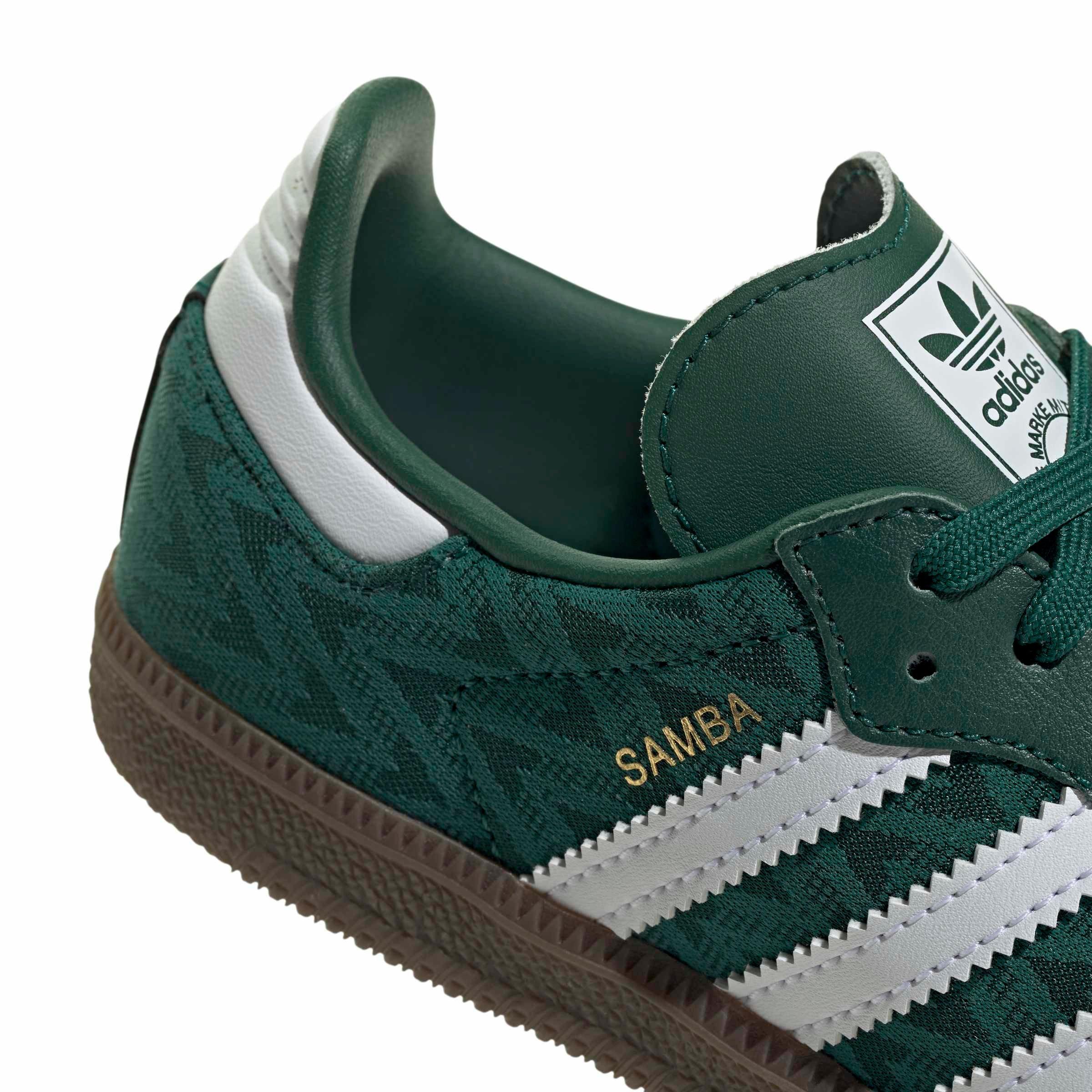 adidas Originals Samba OG "Collegiate Green/Ftwr White/Gum 5" Preschool Boys' Shoe - GREEN/WHITE/GUM Thumbnail View 8