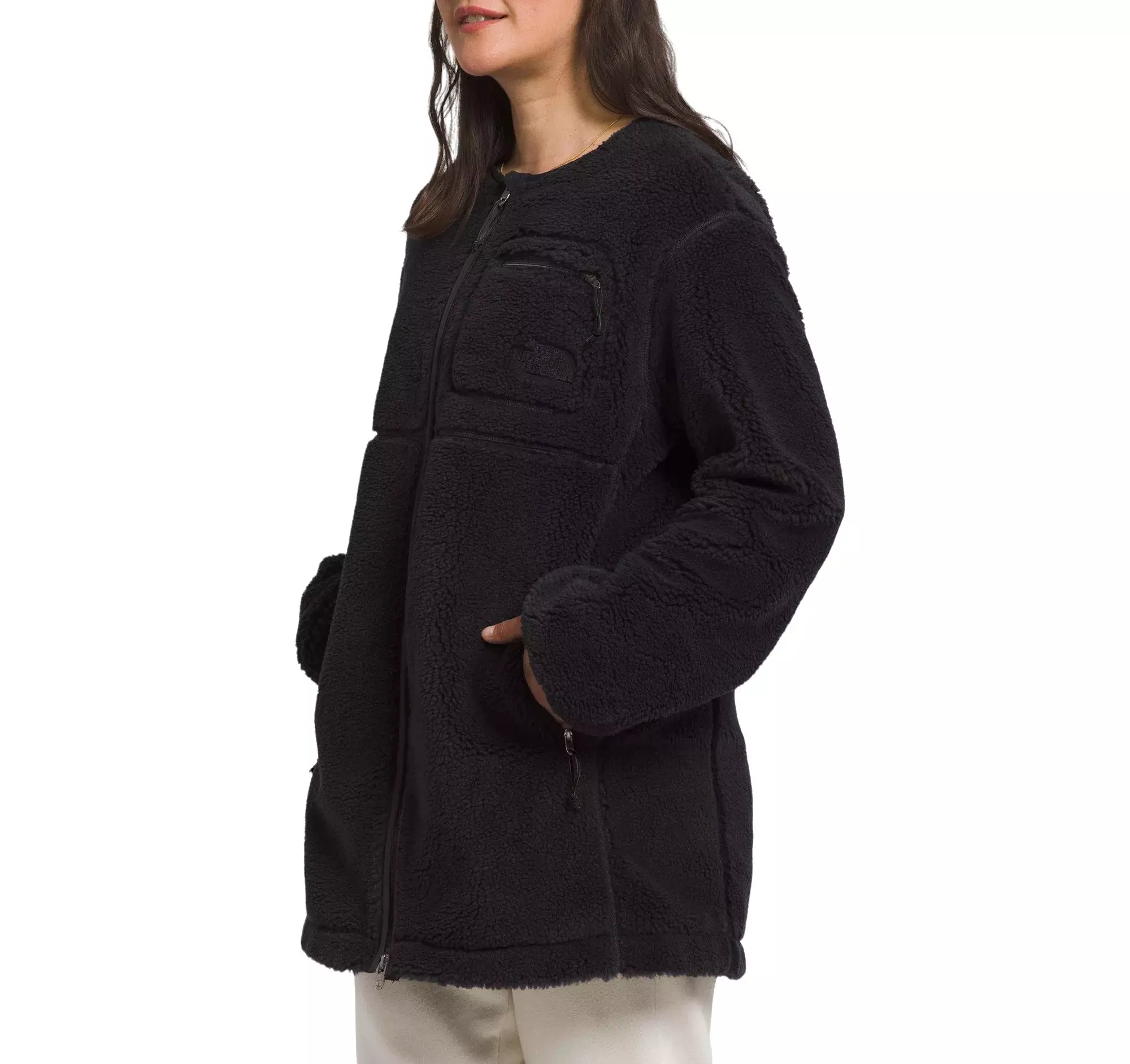 The North Face Women's Extreme Pile Coat -Black - BLACK
