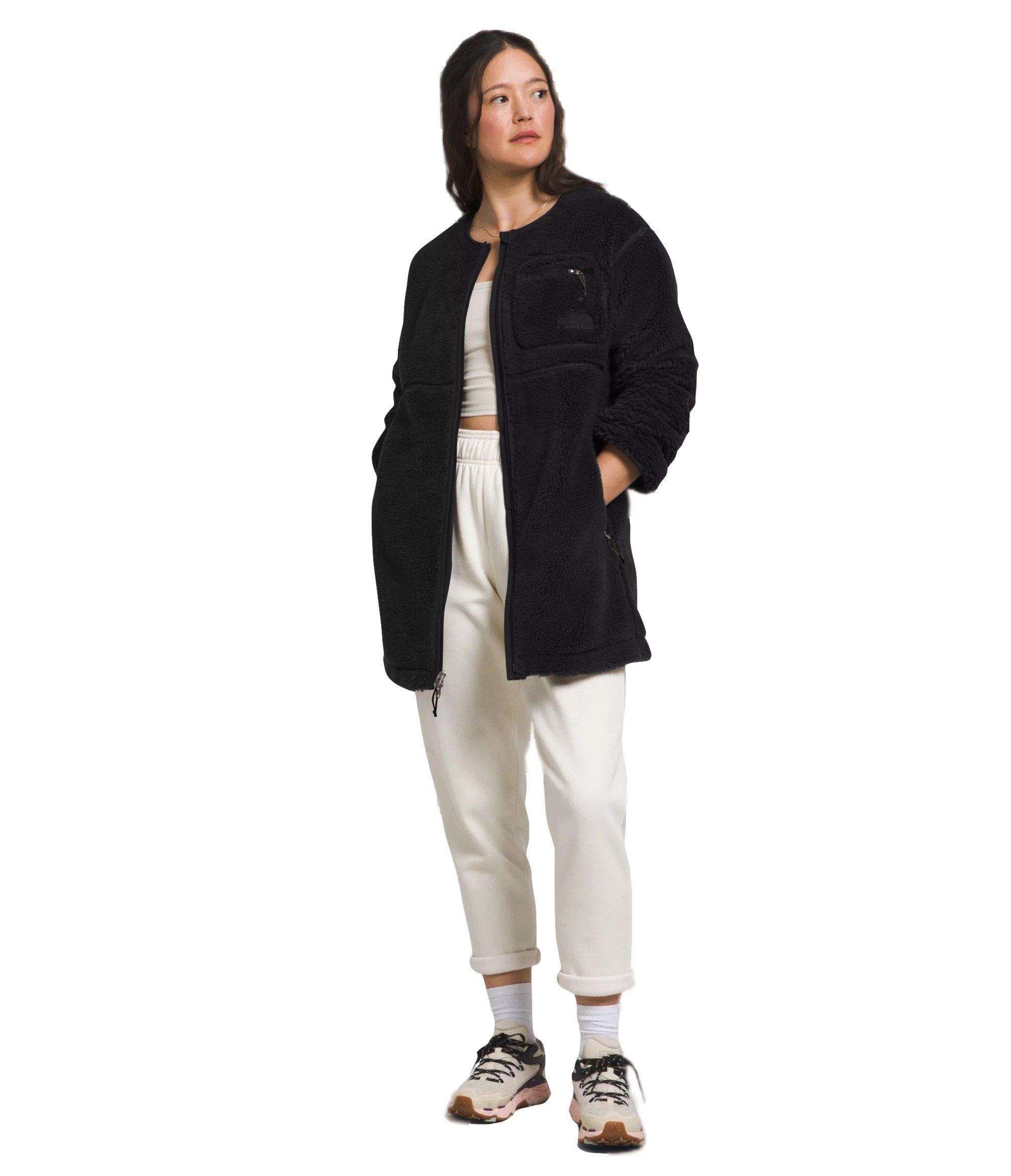 The North Face Women's Extreme Pile Coat -Black - BLACK Thumbnail View 4