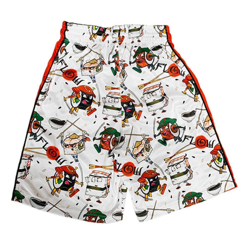Flow Society Samurai Sushi Big Boys' White Shorts