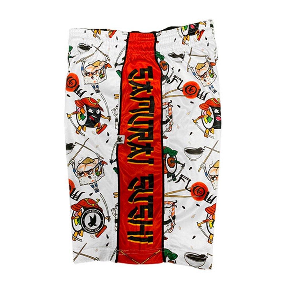 Flow Society Samurai Sushi Big Boys' White Shorts