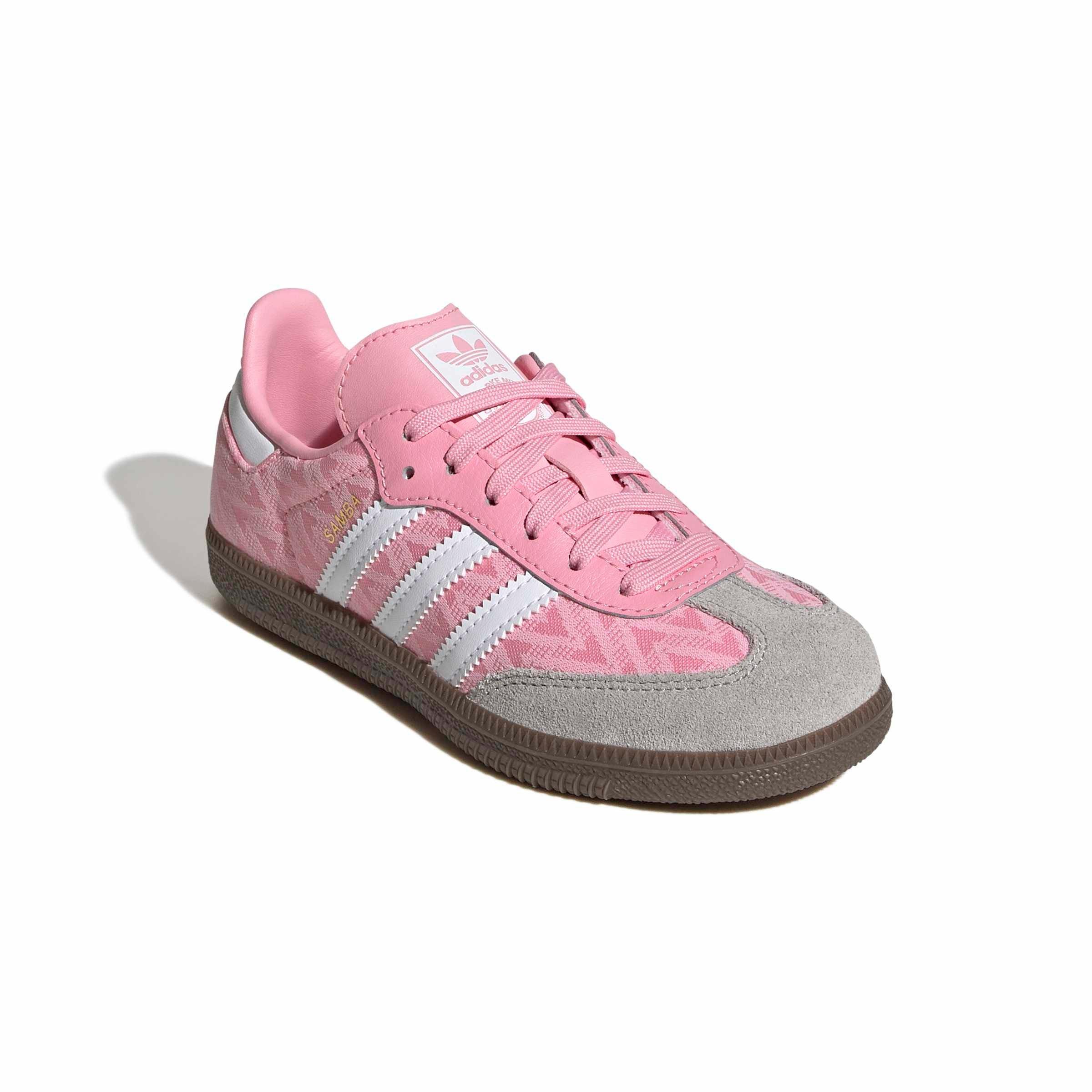 adidas Originals Samba OG "Light Pink/Ftwr White/Gum 5" Preschool Girls' Shoe - LT PINK/WHITE/GUM Thumbnail View 3