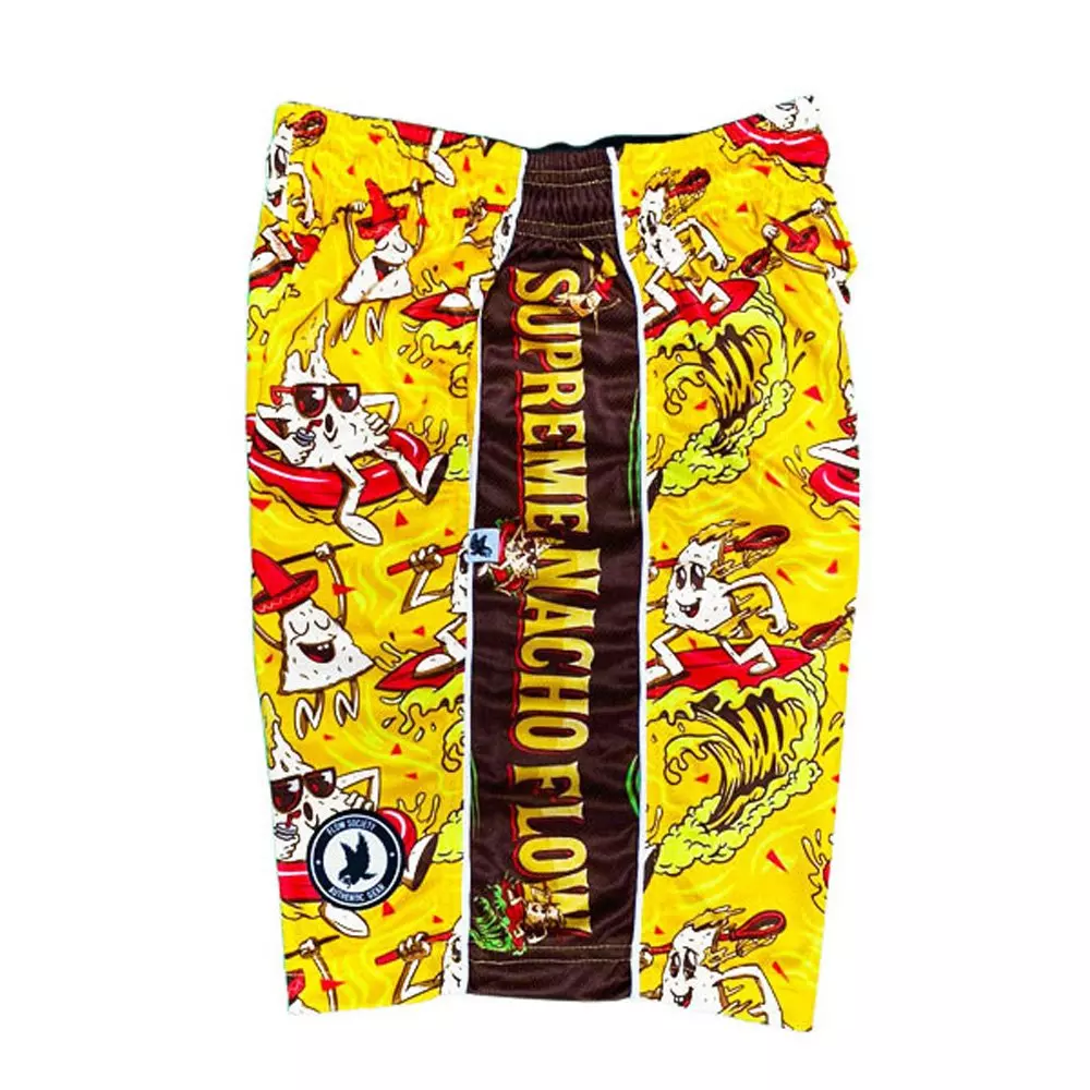 Flow Society Big Boys' Ginormous Nachos Shorts -Yellow - YELLOW