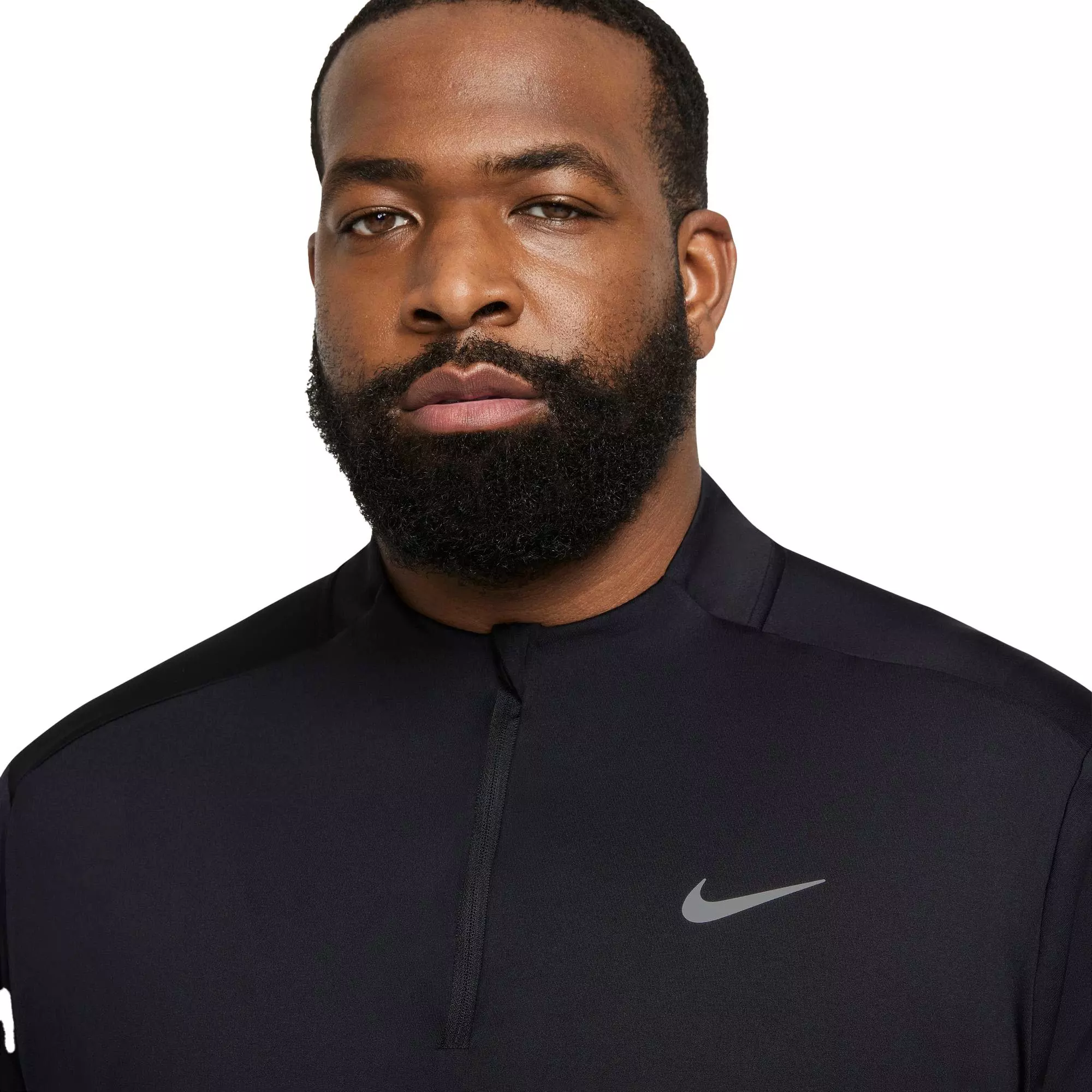 Nike Men's Dri-FIT Element 1/2-Zip Running Top-Black - BLACK
