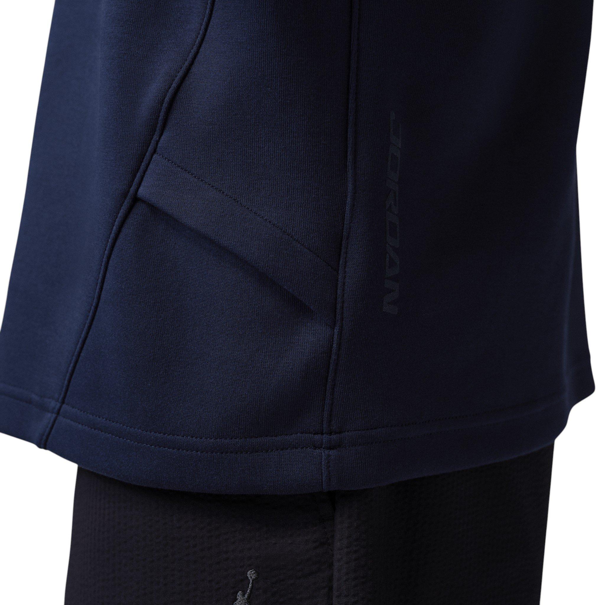 Jordan Men's 1/4-Zip Collared Long Sleeve Golf Top - Blue - BLUE