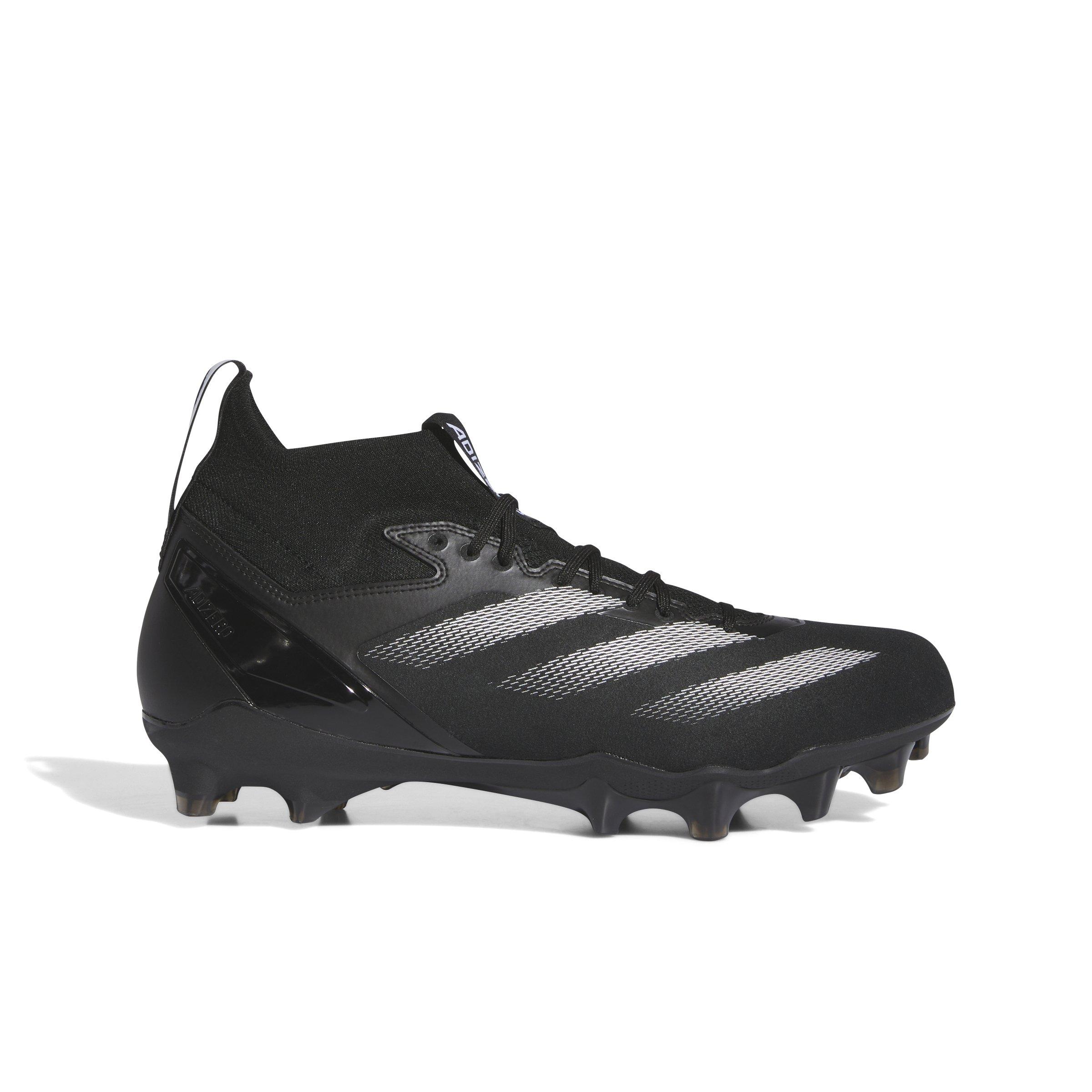adidas Adizero Impact+ "Core Black/Ftwr White/Core Black" Men's Football Cleat - BLACK/WHITE/BLACK Thumbnail View 1