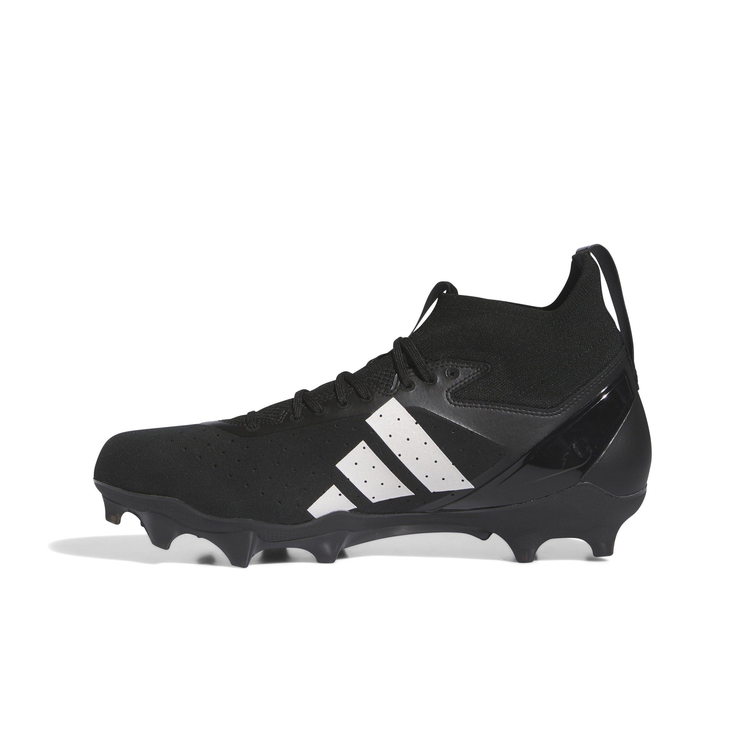adidas Adizero Impact+ "Core Black/Ftwr White/Core Black" Men's Football Cleat - BLACK/WHITE/BLACK Thumbnail View 2