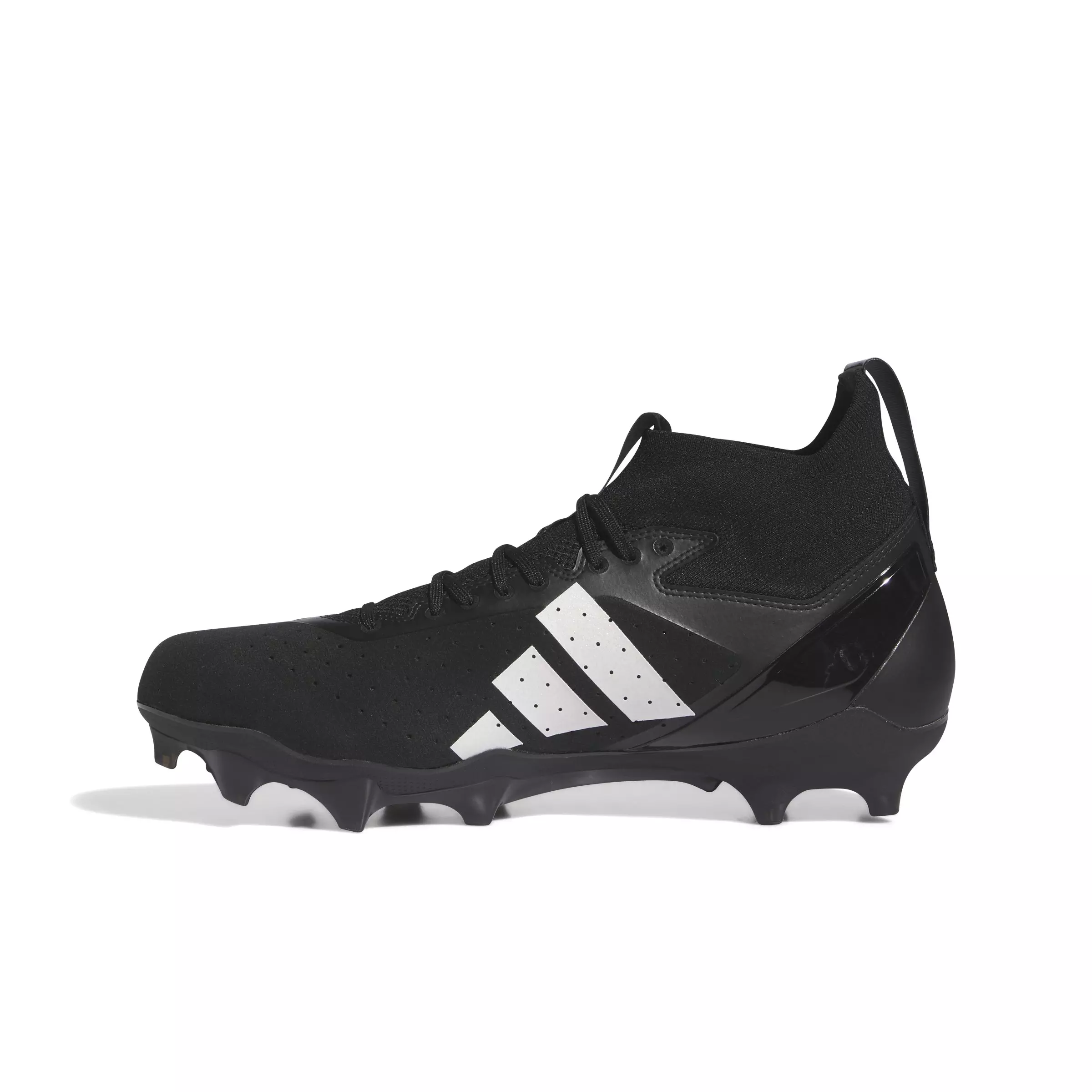 adidas Adizero Impact+ "Core Black/Ftwr White/Core Black" Men's Football Cleat - BLACK/WHITE/BLACK