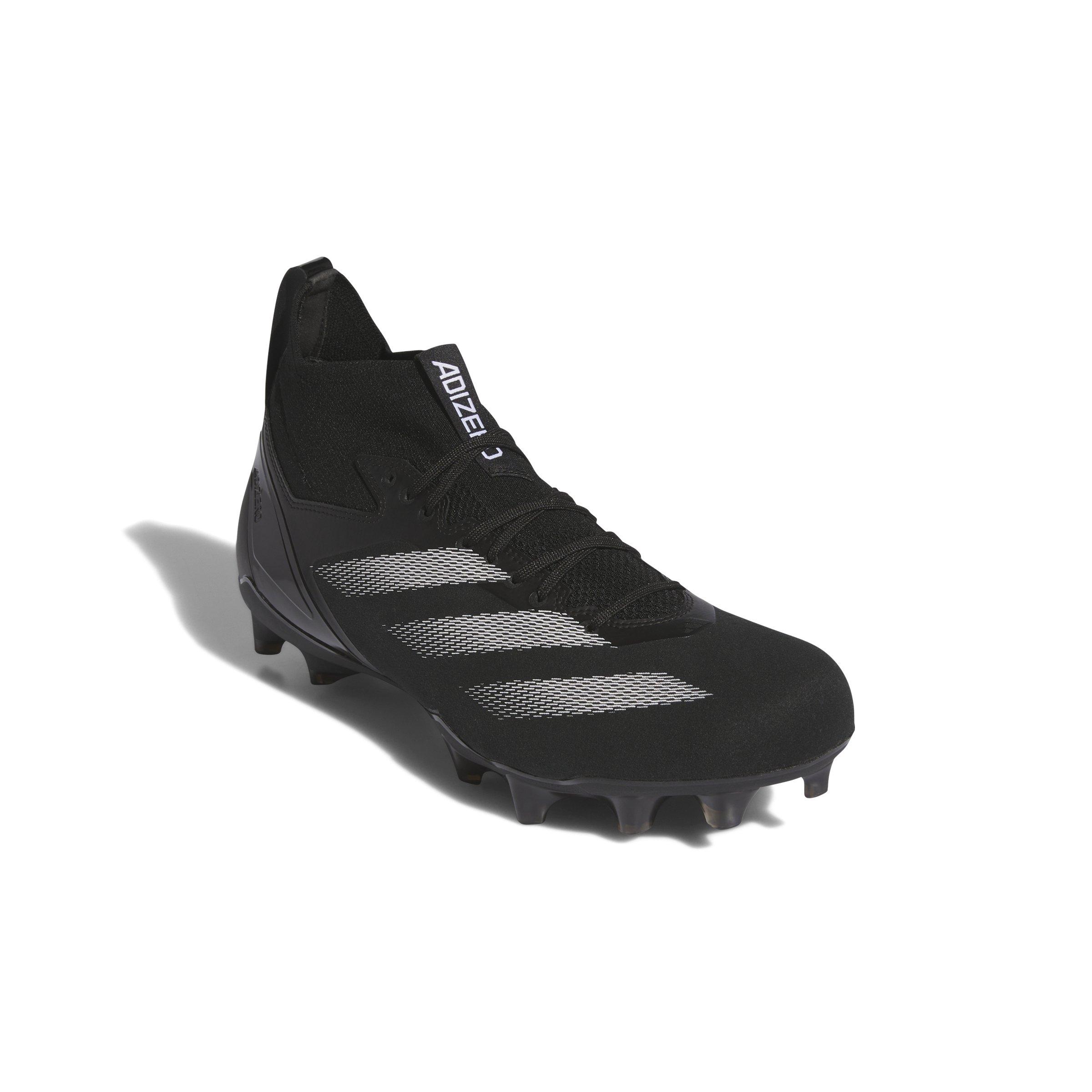 adidas Adizero Impact+ "Core Black/Ftwr White/Core Black" Men's Football Cleat - BLACK/WHITE/BLACK Thumbnail View 3