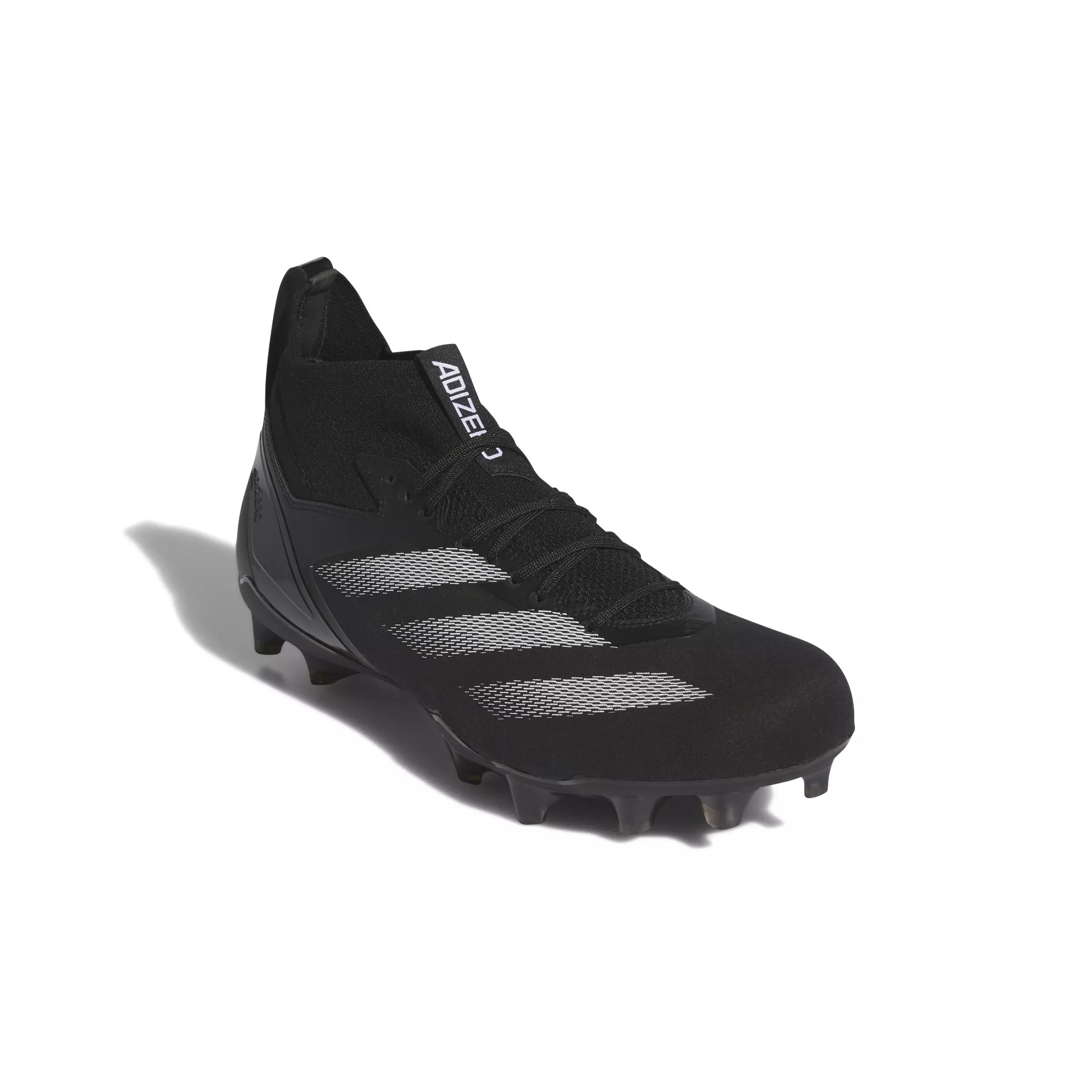 adidas Adizero Impact+ "Core Black/Ftwr White/Core Black" Men's Football Cleat - BLACK/WHITE/BLACK