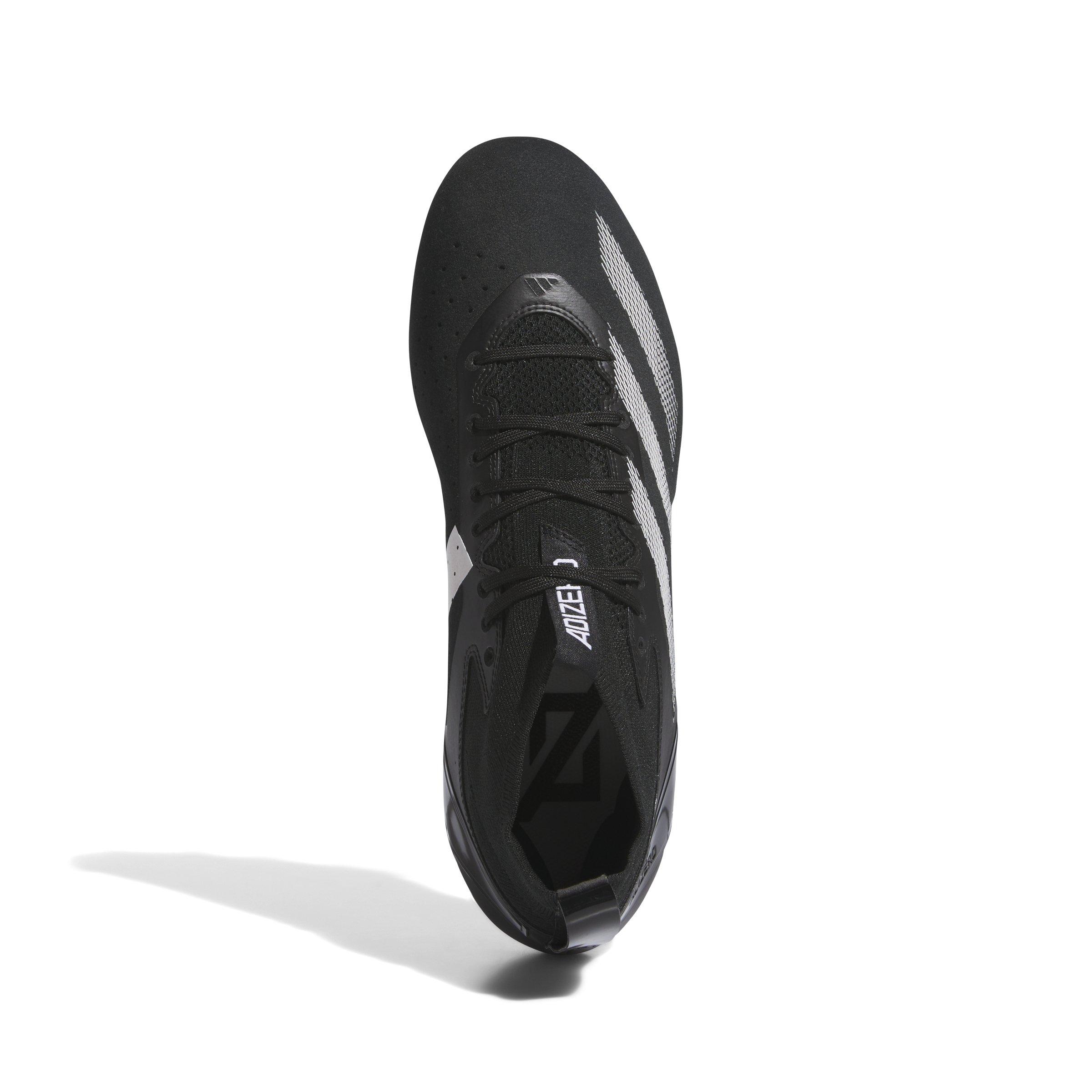 adidas Adizero Impact+ "Core Black/Ftwr White/Core Black" Men's Football Cleat - BLACK/WHITE/BLACK Thumbnail View 5