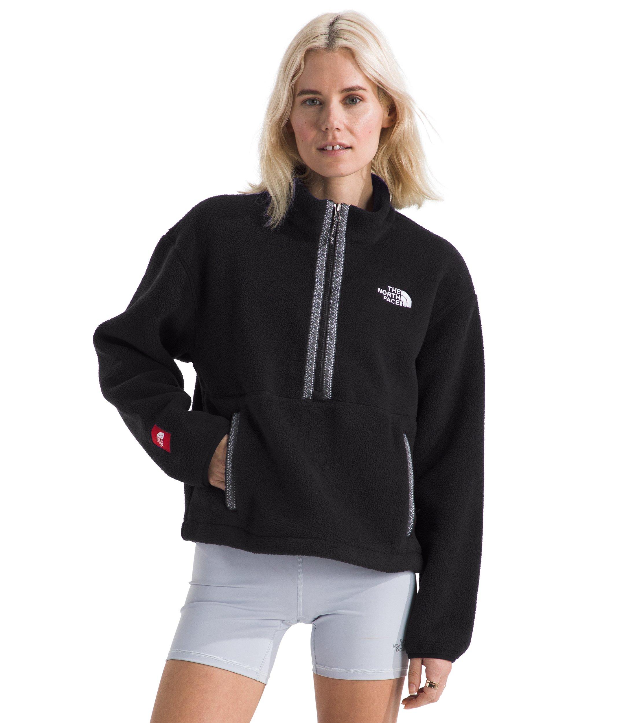 The North Face Women's Fleeski 1/4 Zip Pullover - BLACK