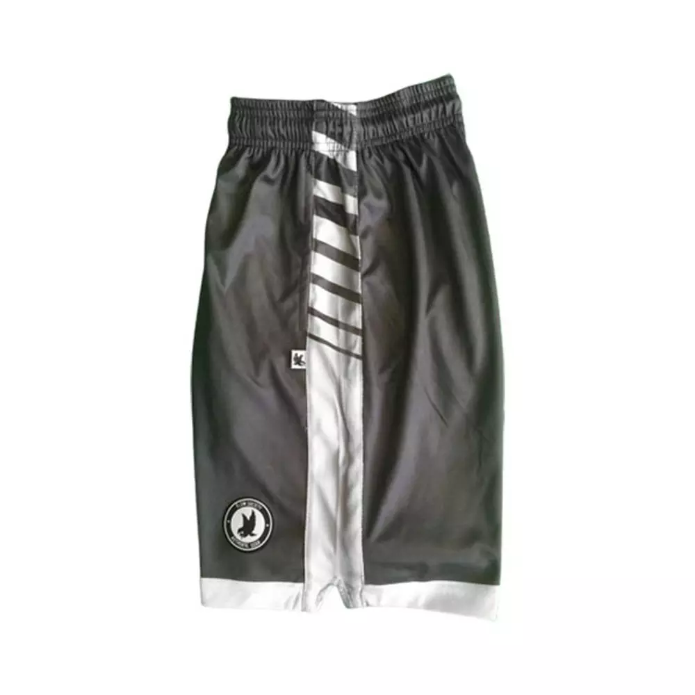 Flow Society Big Boys' Flow Line Trim Solid Shorts -Silver - SILVER