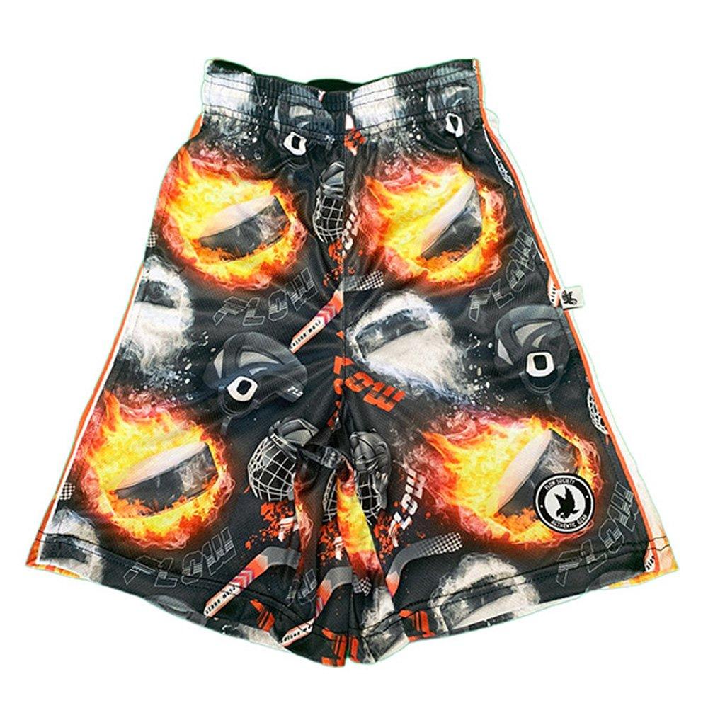 Flow Society Fire Flow Hockey Big Boys' Black Shorts