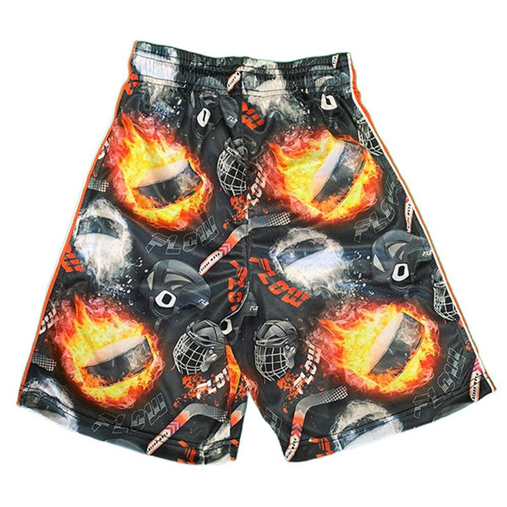 Flow Society Fire Flow Hockey Big Boys' Black Shorts