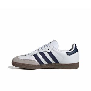 adidas Originals Samba OG "Ftwr White/Night Indigo/Gum 5" Grade School Boys' Shoe