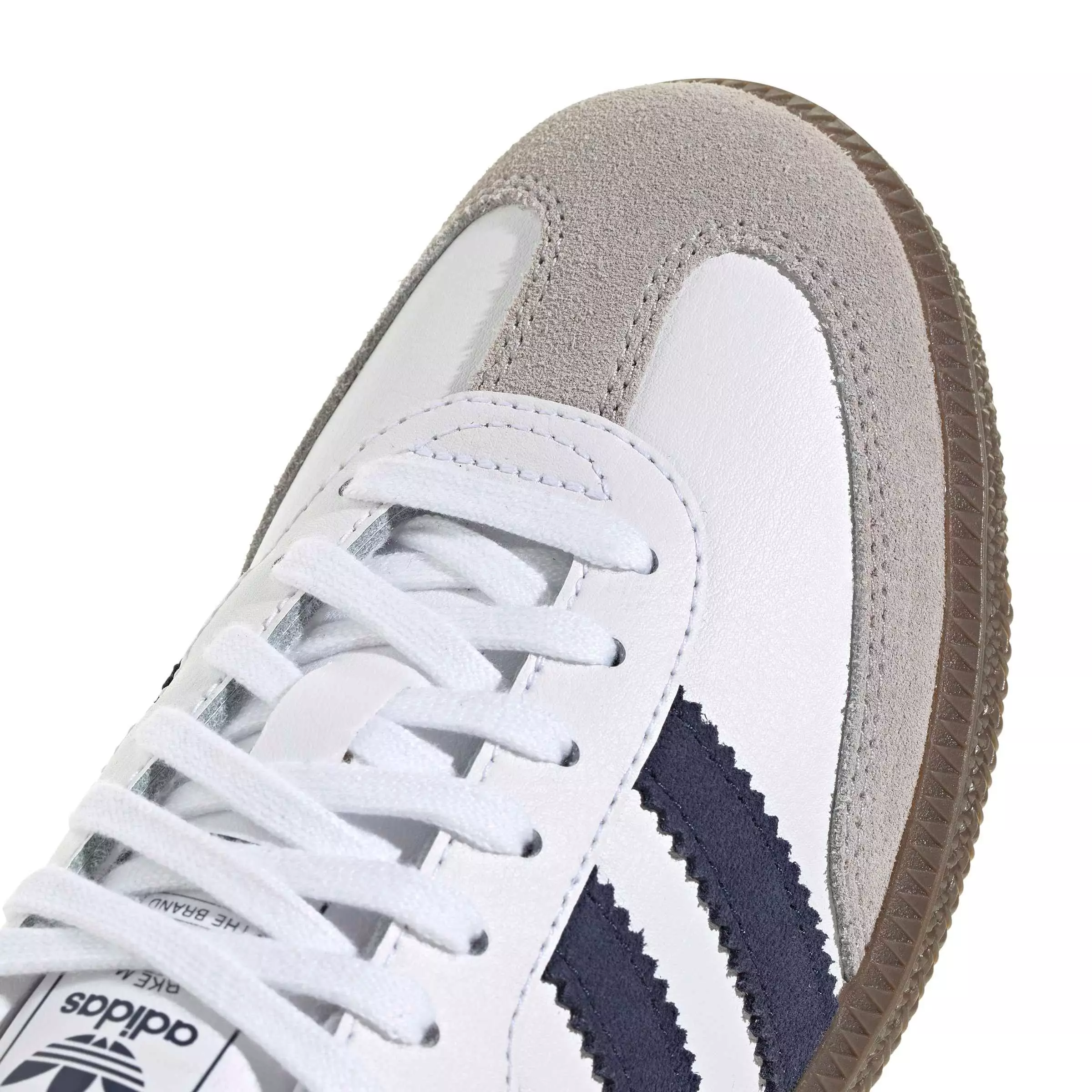 adidas Originals Samba OG "Ftwr White/Night Indigo/Gum 5" Grade School Boys' Shoe - WHITE/INDIGO/GUM