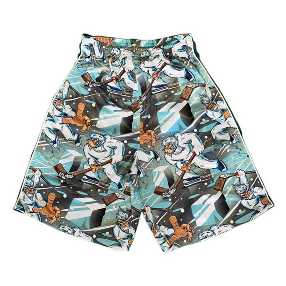 Flow Society Sasquatch Enforcers Big Boys' Turquoise Shorts