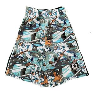Flow Society Big Boys' Sasquatch Enforcers Shorts -Turquoise