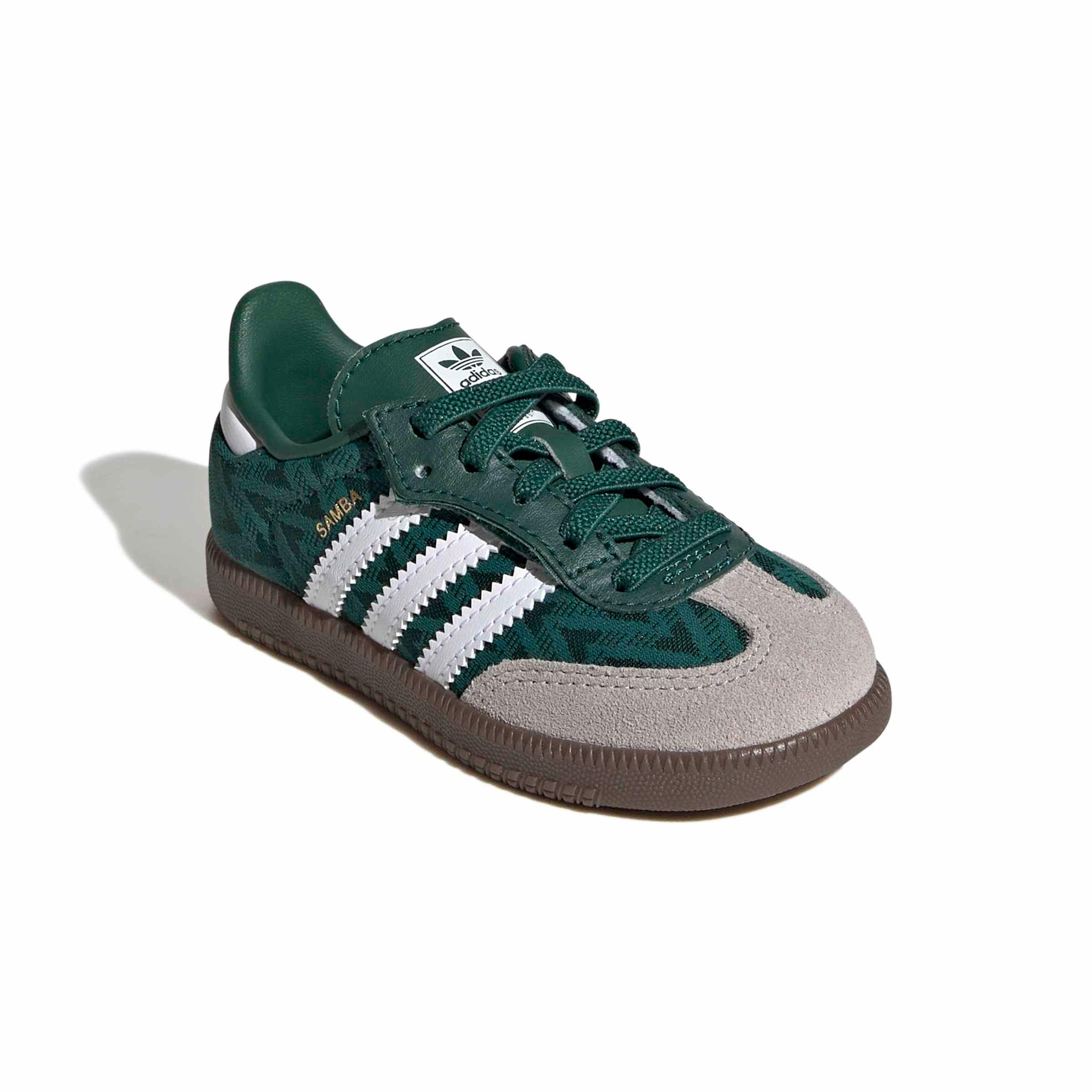 adidas Originals Samba OG CCEL "Collegiate Green/Ftwr White/Gum 5" Infant Boys' Shoe - GREEN/WHITE/GUM Thumbnail View 3
