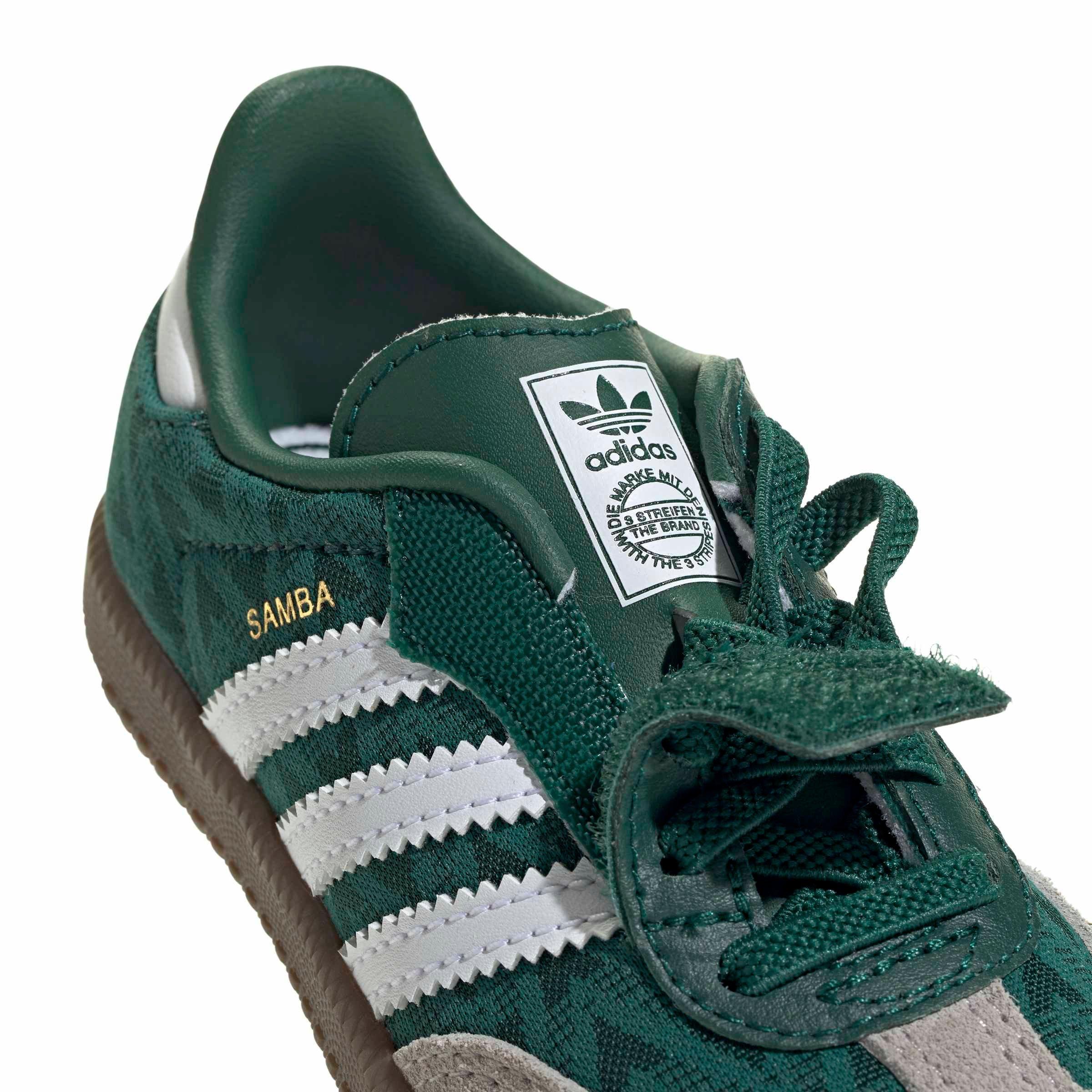 adidas Originals Samba OG CCEL "Collegiate Green/Ftwr White/Gum 5" Infant Boys' Shoe - GREEN/WHITE/GUM Thumbnail View 7