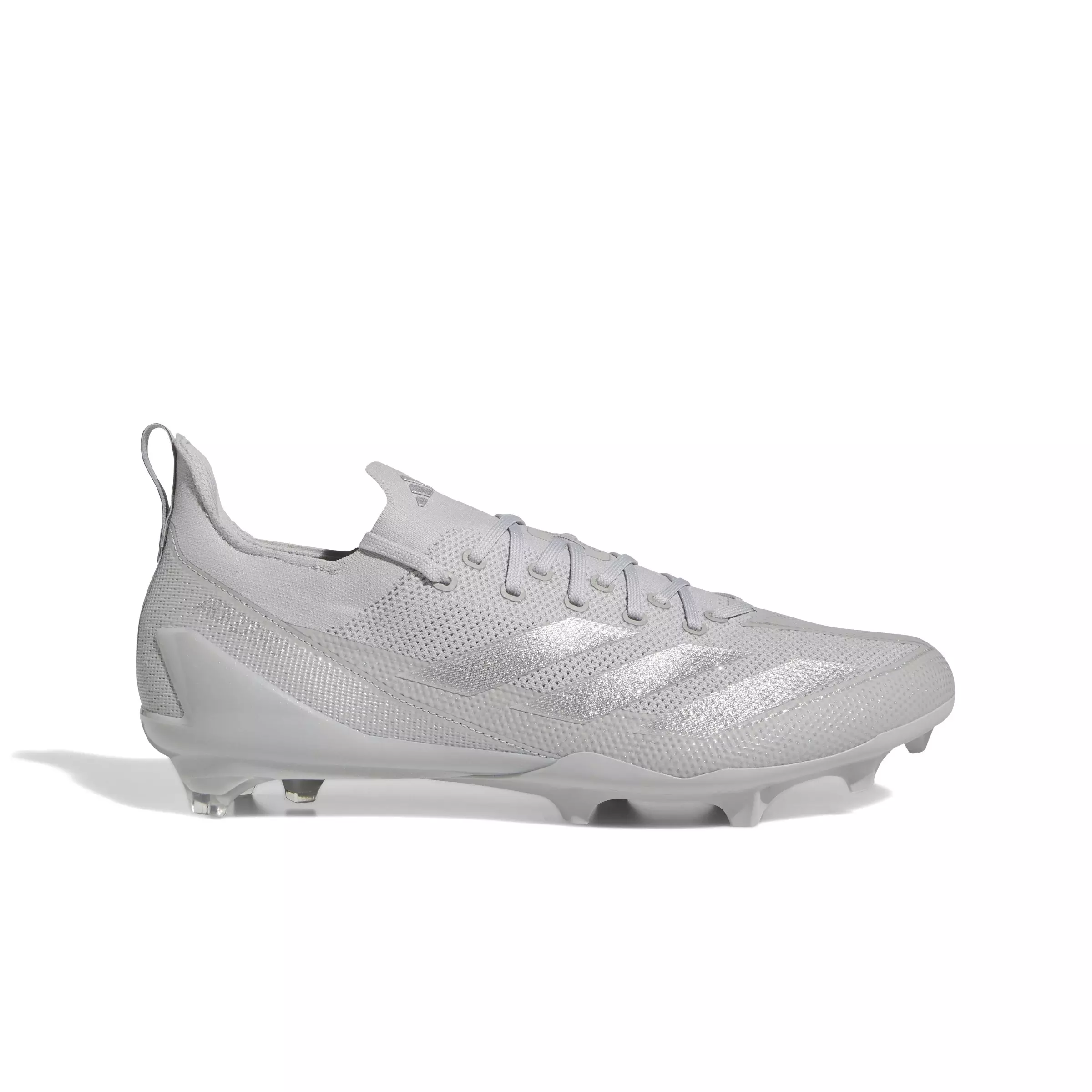 adidas Adizero Electric+ "Grey Two/Silver Metallic/Grey Two" Men's Football Cleat - GREY/SILVER/GREY