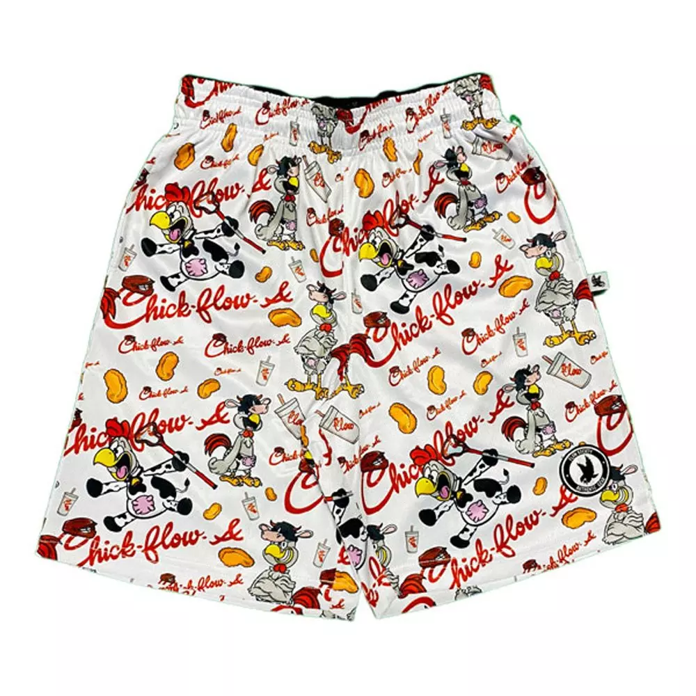 Flow Society Big Boys' Chick-Flow-A Shorts - White - WHITE
