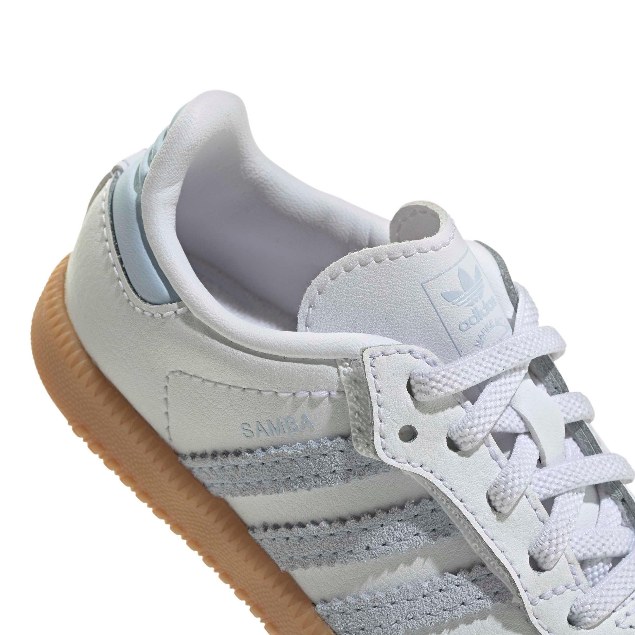 adidas Originals Samba OG CCEL "Ftwr White/Crystal Sky/Gum 3" Infant Girls' Shoe - WHITE/SKY/GUM Thumbnail View 8